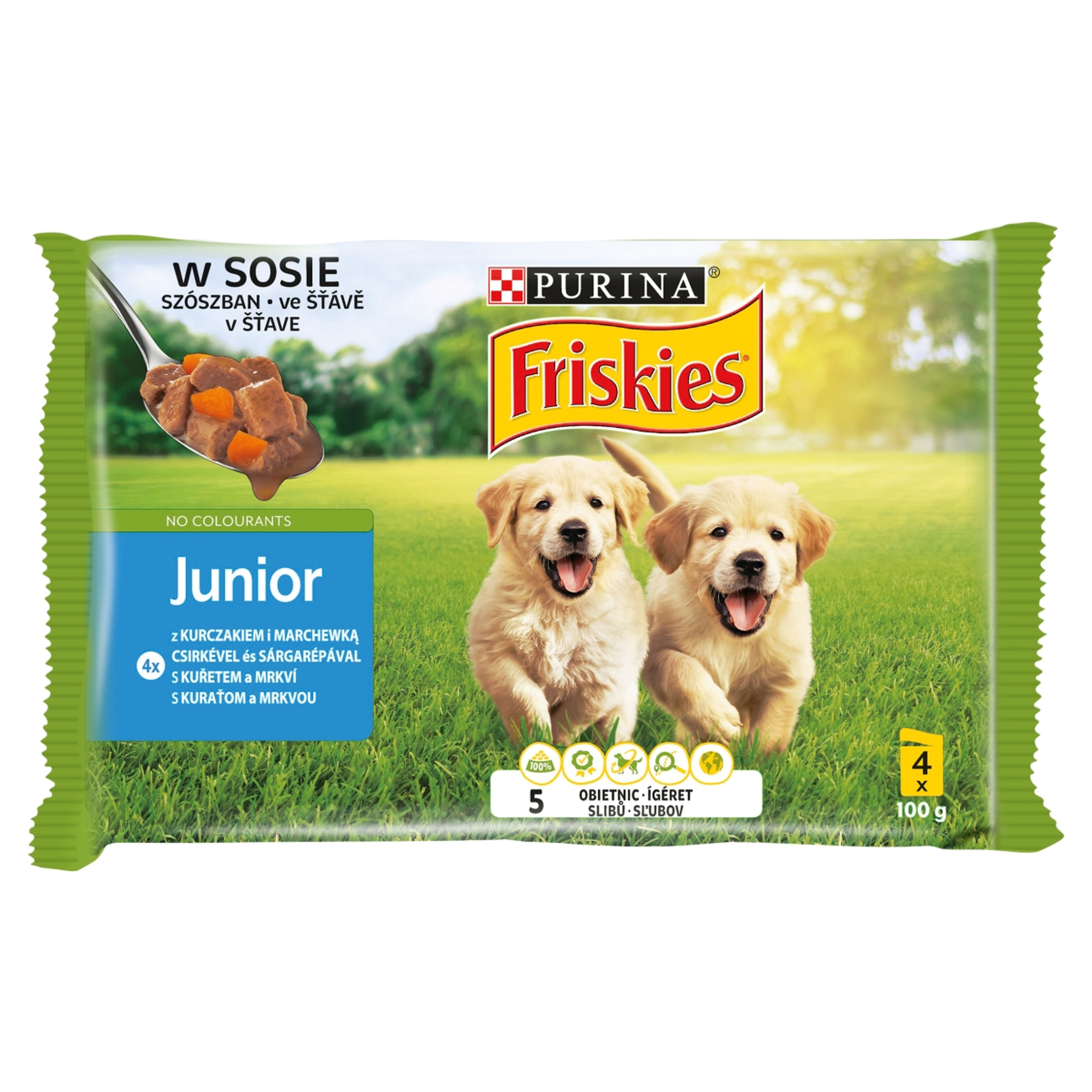 Friskies Junior WD Multipack alutasak kutyáknak - 400 g-1