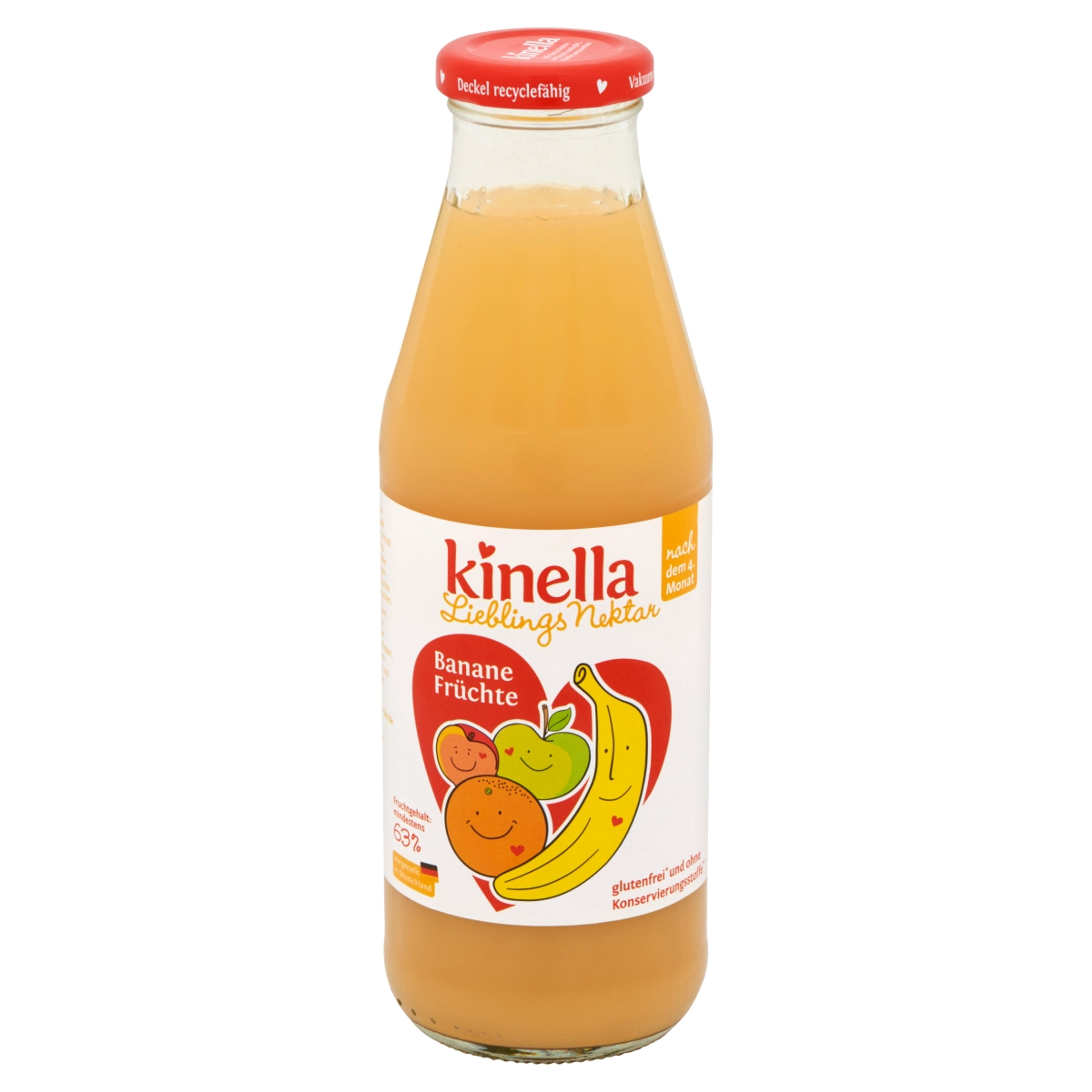 Kinella Gyümölcsital Banán 4 Hónapos Kortól - 500 ml-3