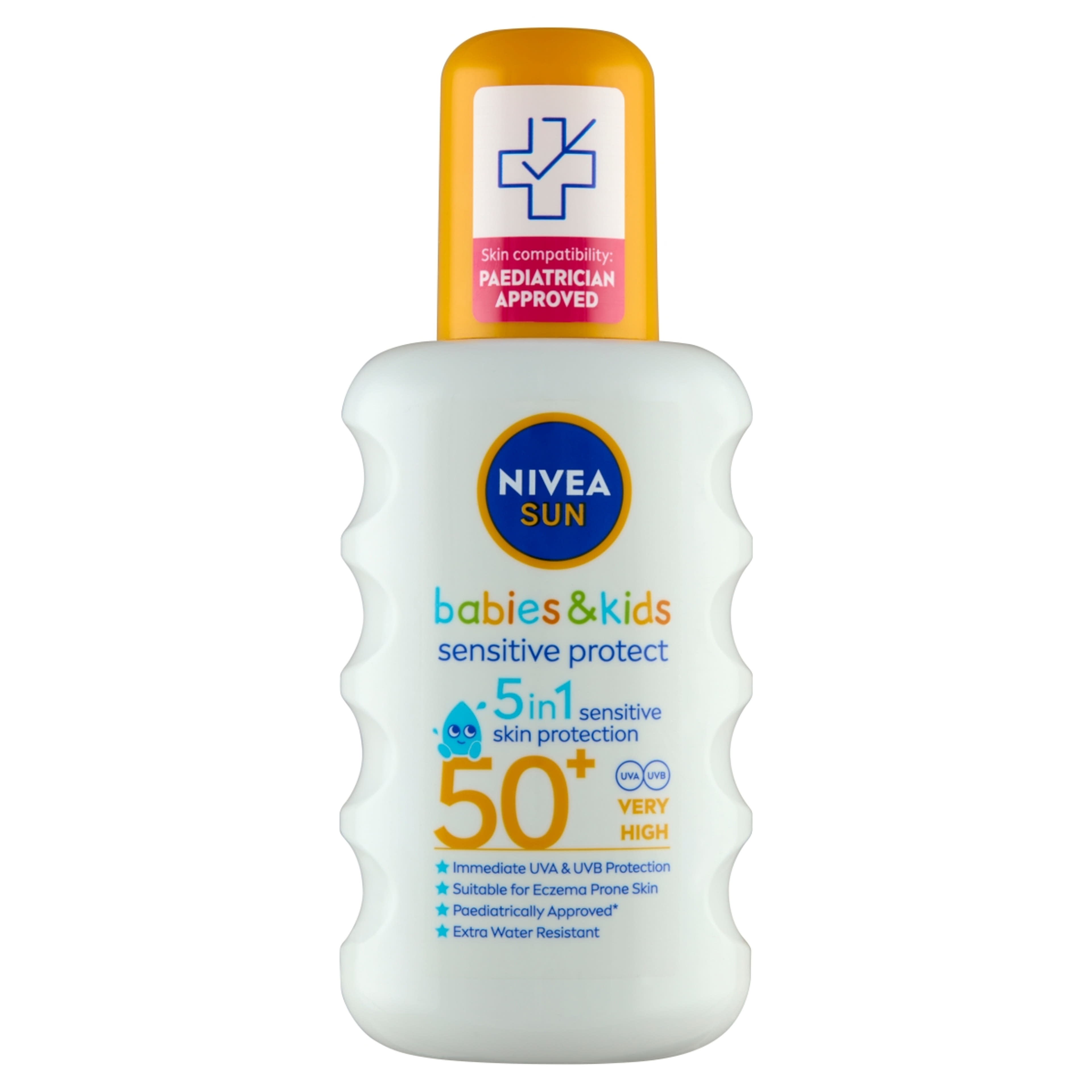 Nivea Sun Kids Sensitive napozó spray, F50 - 200 ml