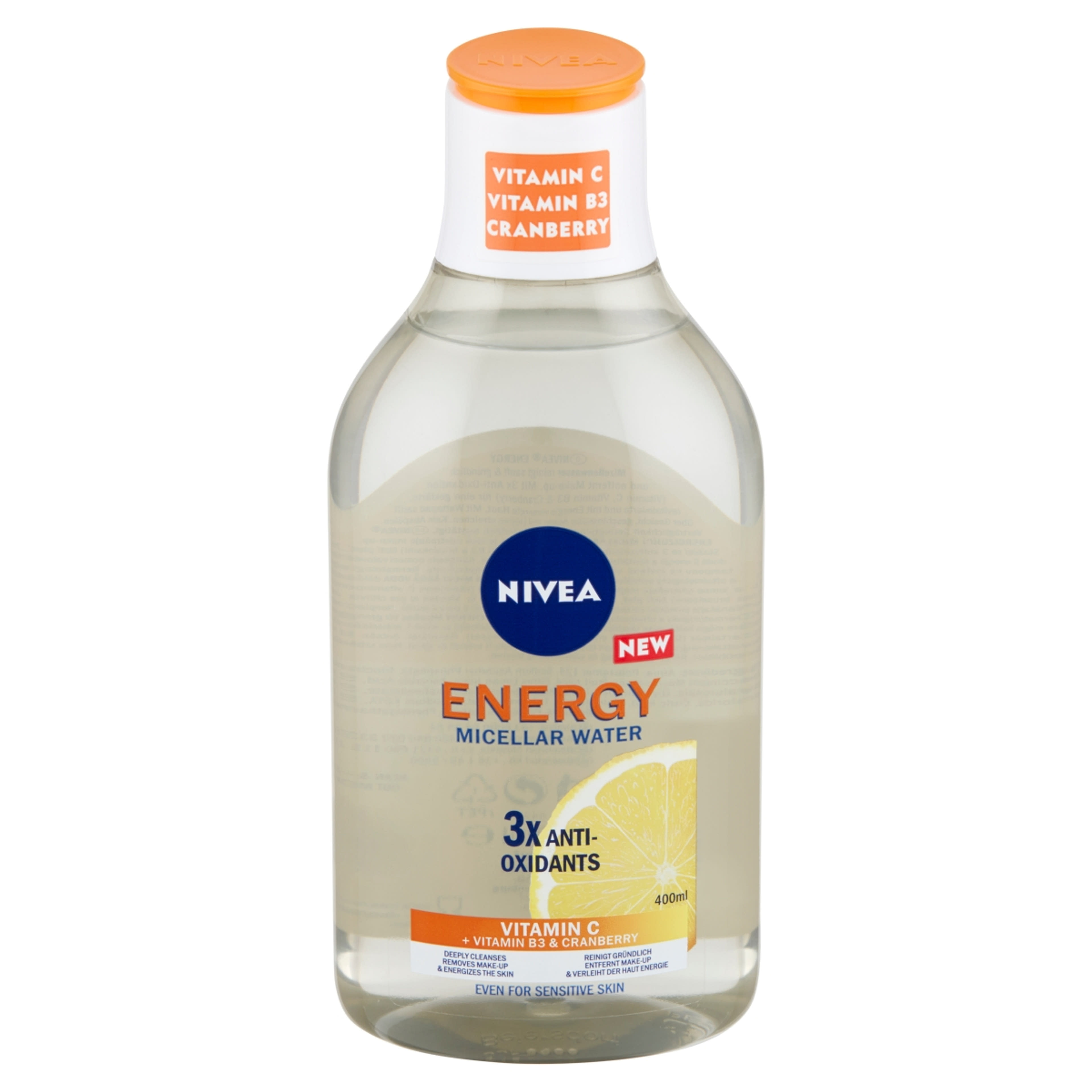 Nivea Energy micellás víz, c-vitaminnal - 400 ml-6