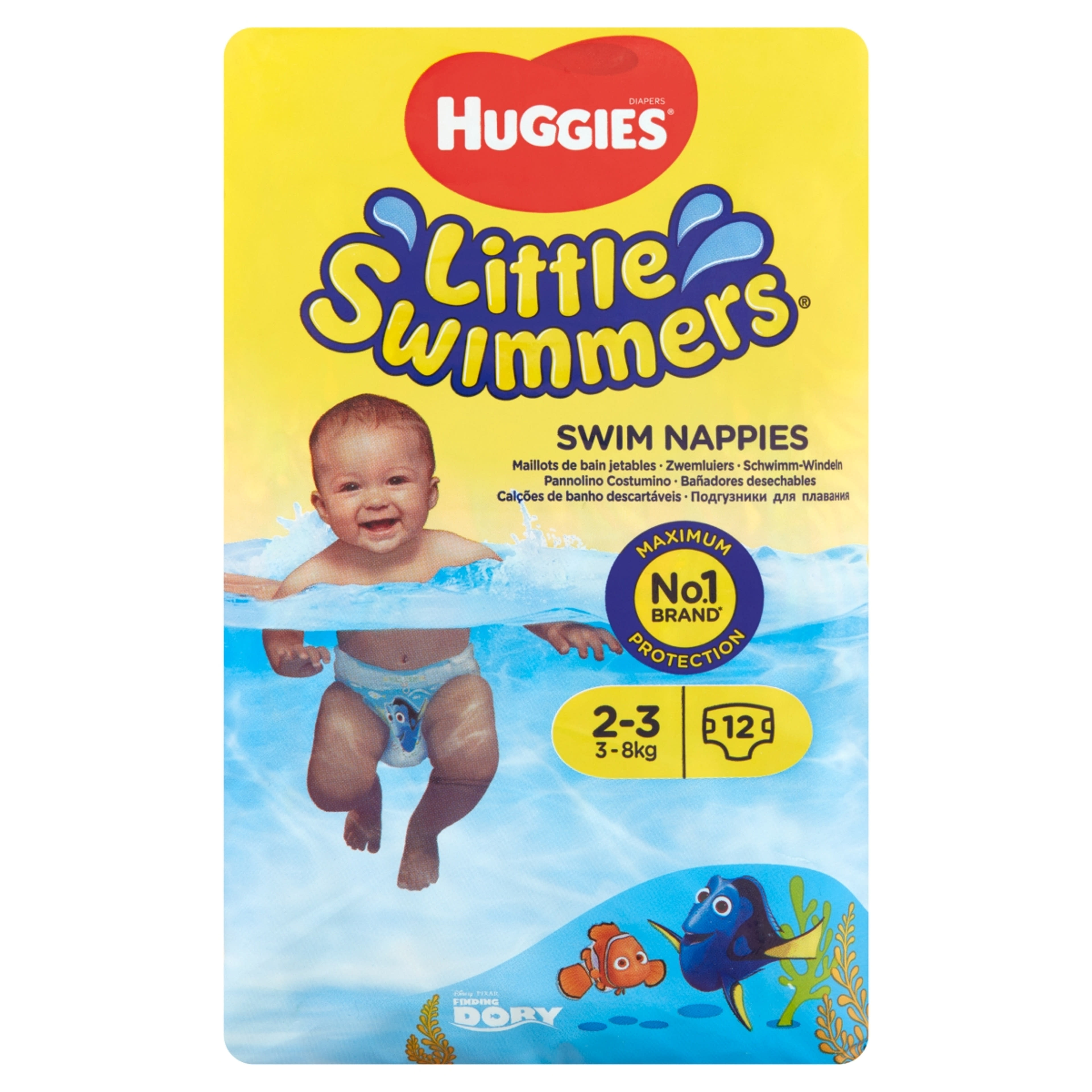 Huggies Little Swimmers 2-3 3 kg-8 kg úszópelenka - 12 db-1