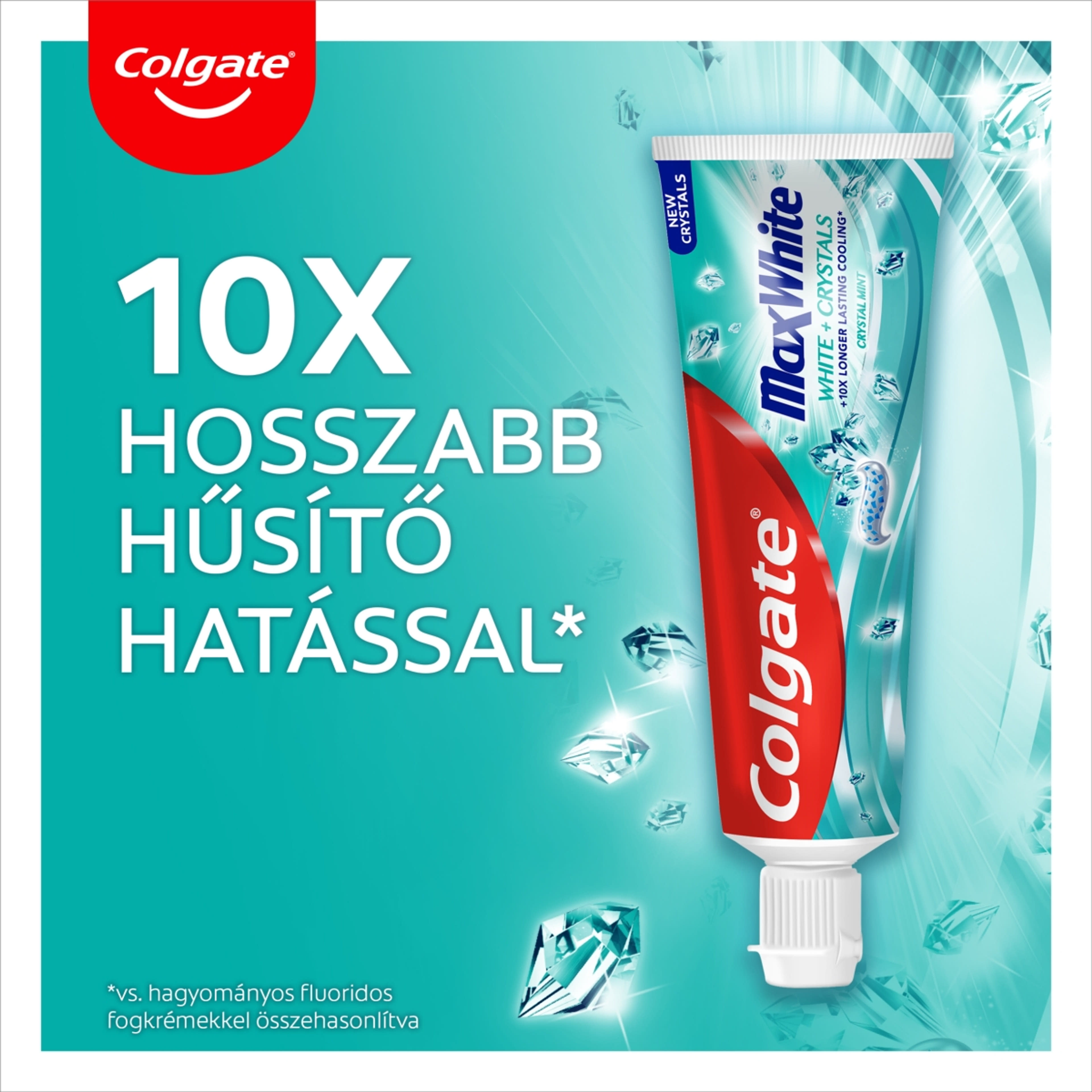 Colgate Max White White Crystals fogfehérítő fogkrém - 75 ml-4