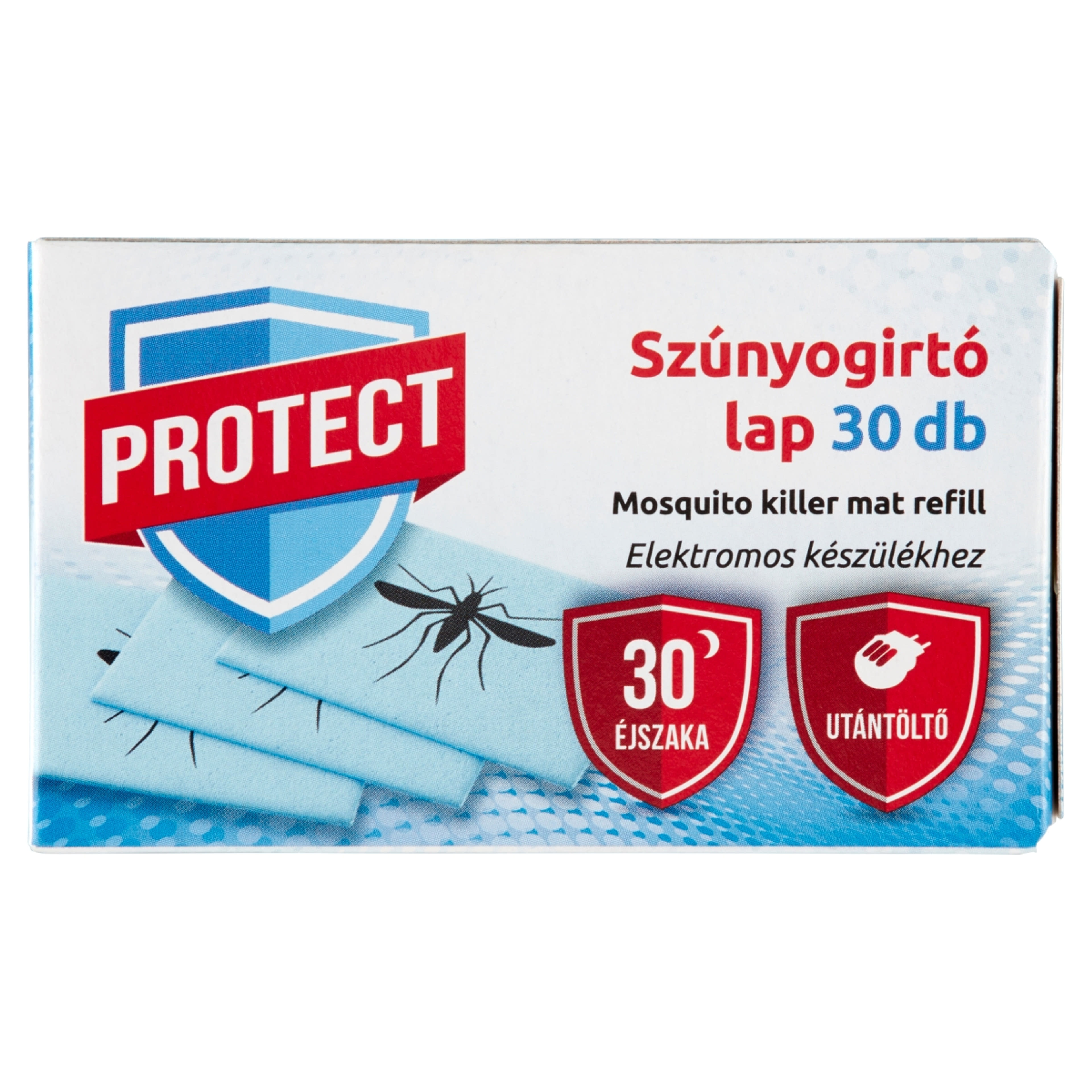 Protect plus szúnyogirtó lap utántöltő - 30 db
