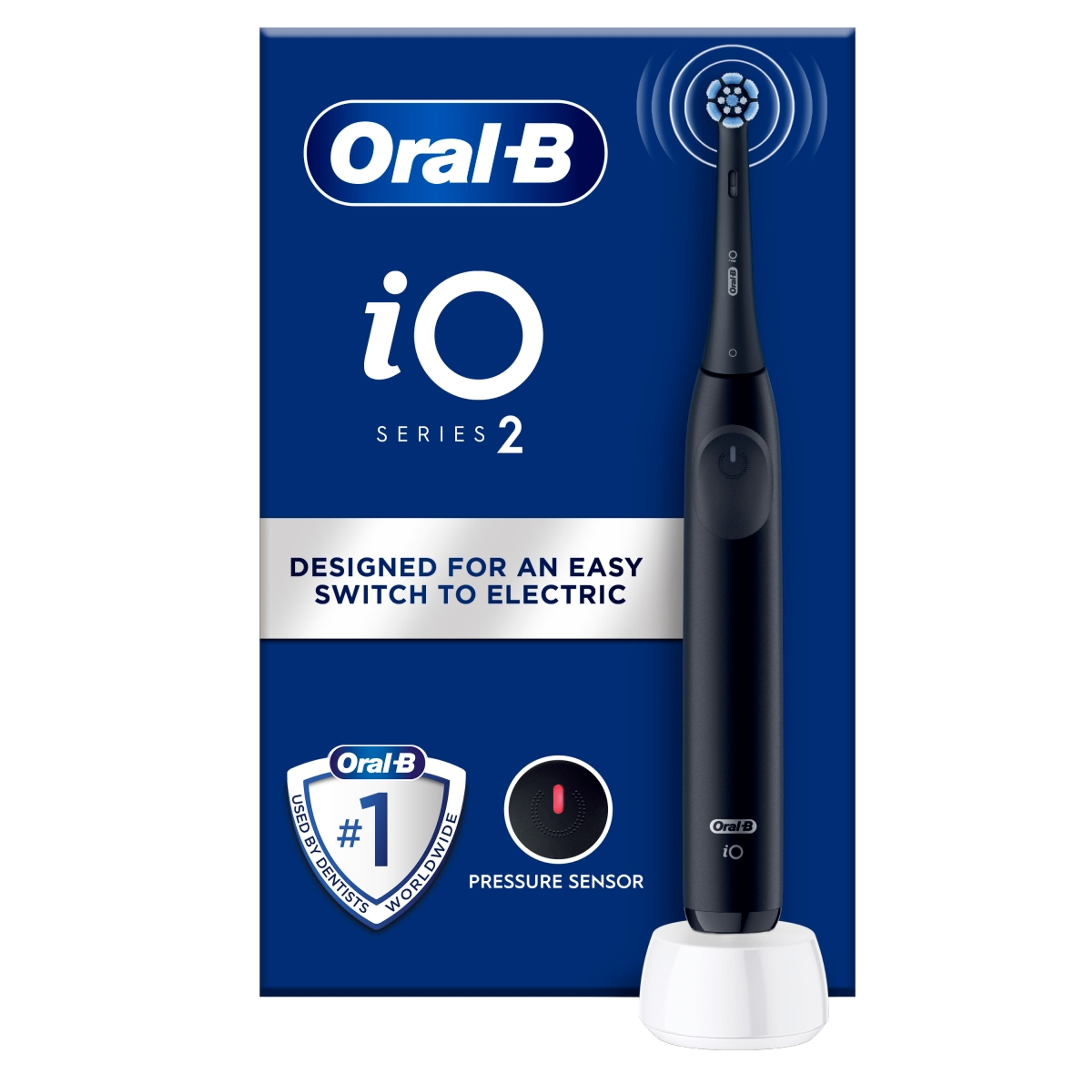 Oral-B iO 2 elektromos fogkefe /éjfekete - 1 db-9