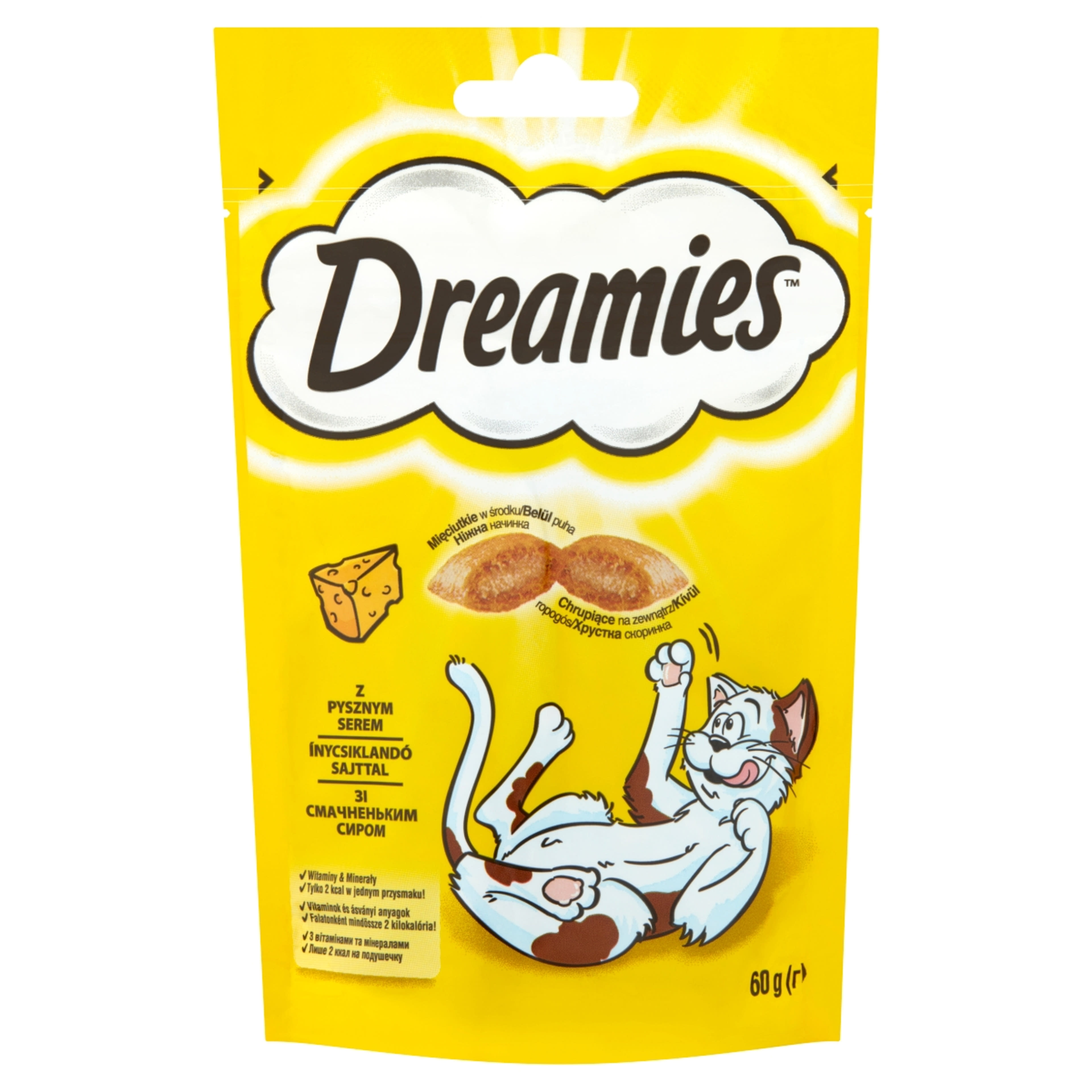 Dreamies jutalomfalat macskáknak, sajttal - 60 g