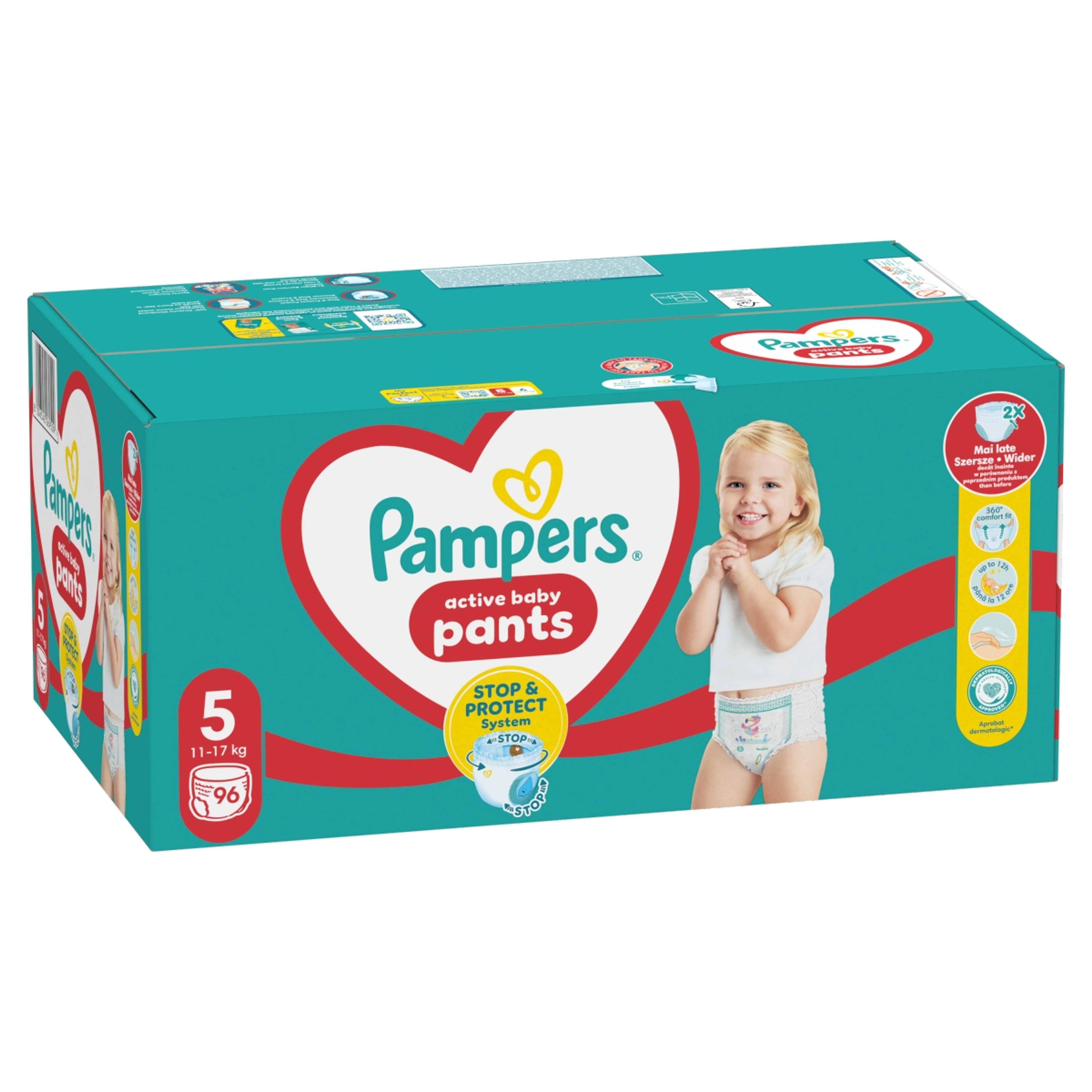 Pampers Pants bugyipelenka Mega Pack+ 5-ös 12-17 kg - 96 db-2