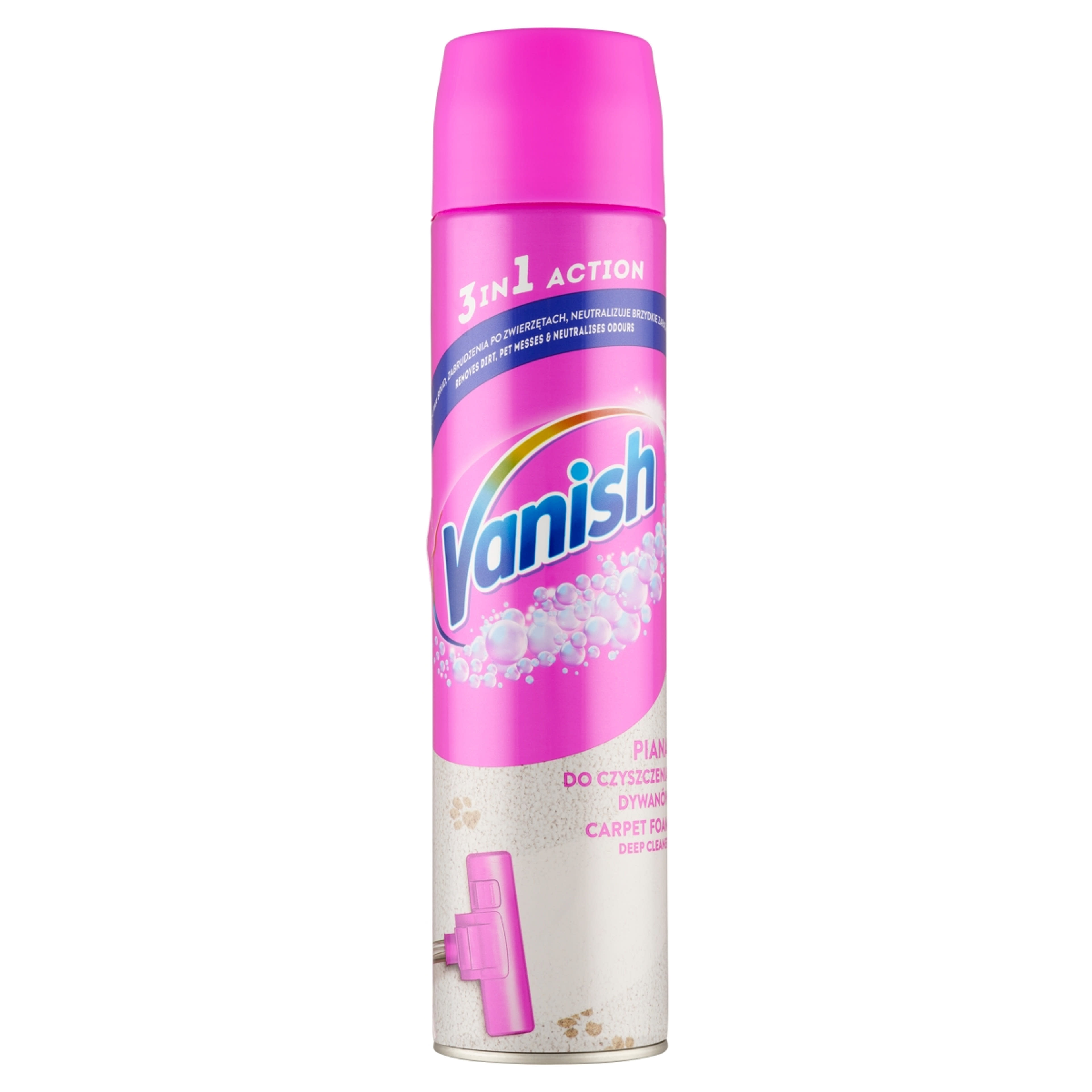 Vanish Pet Expert Szőnyegtisztító Hab - 600 ml-1
