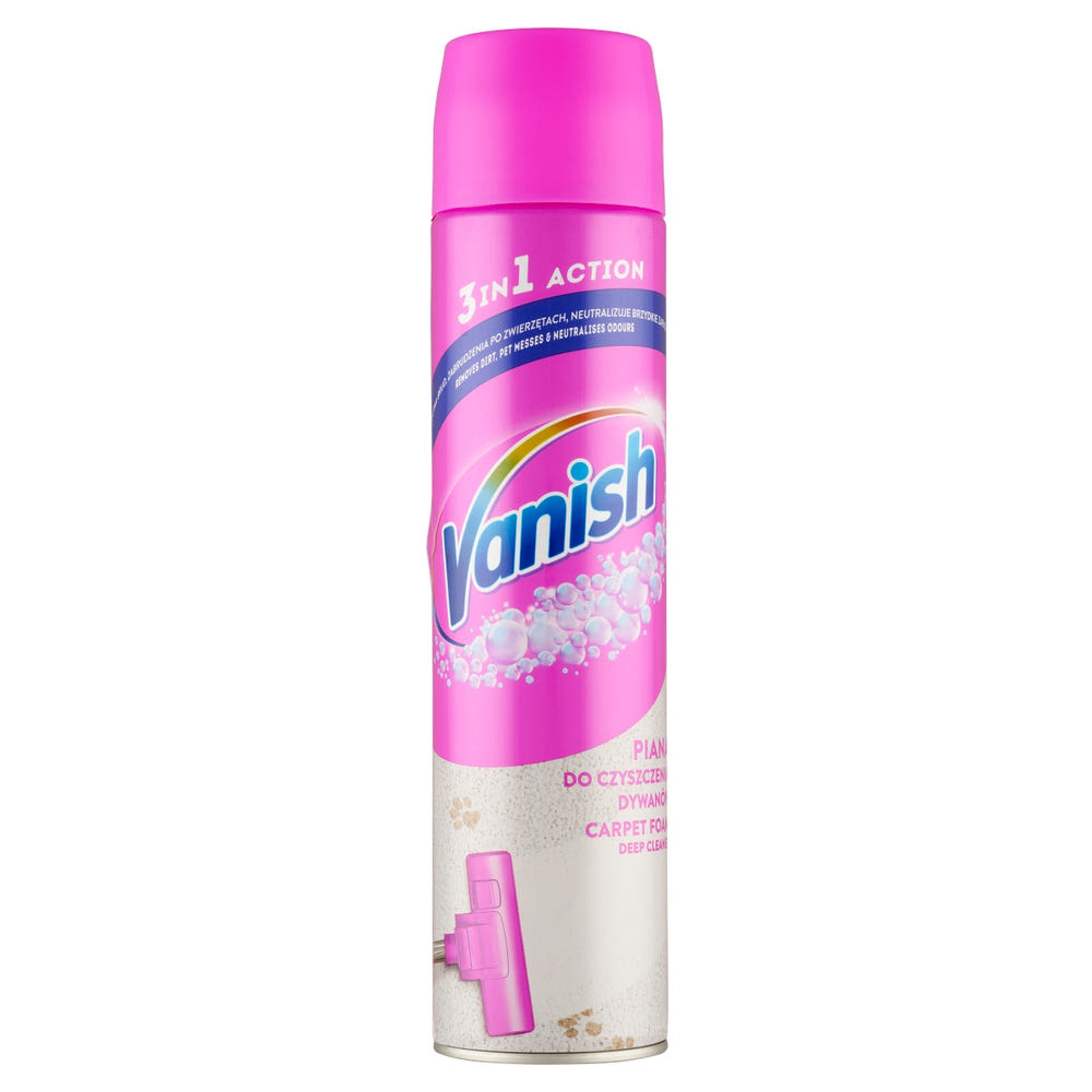 Vanish Pet Expert szőnyegtisztító hab - 600 ml