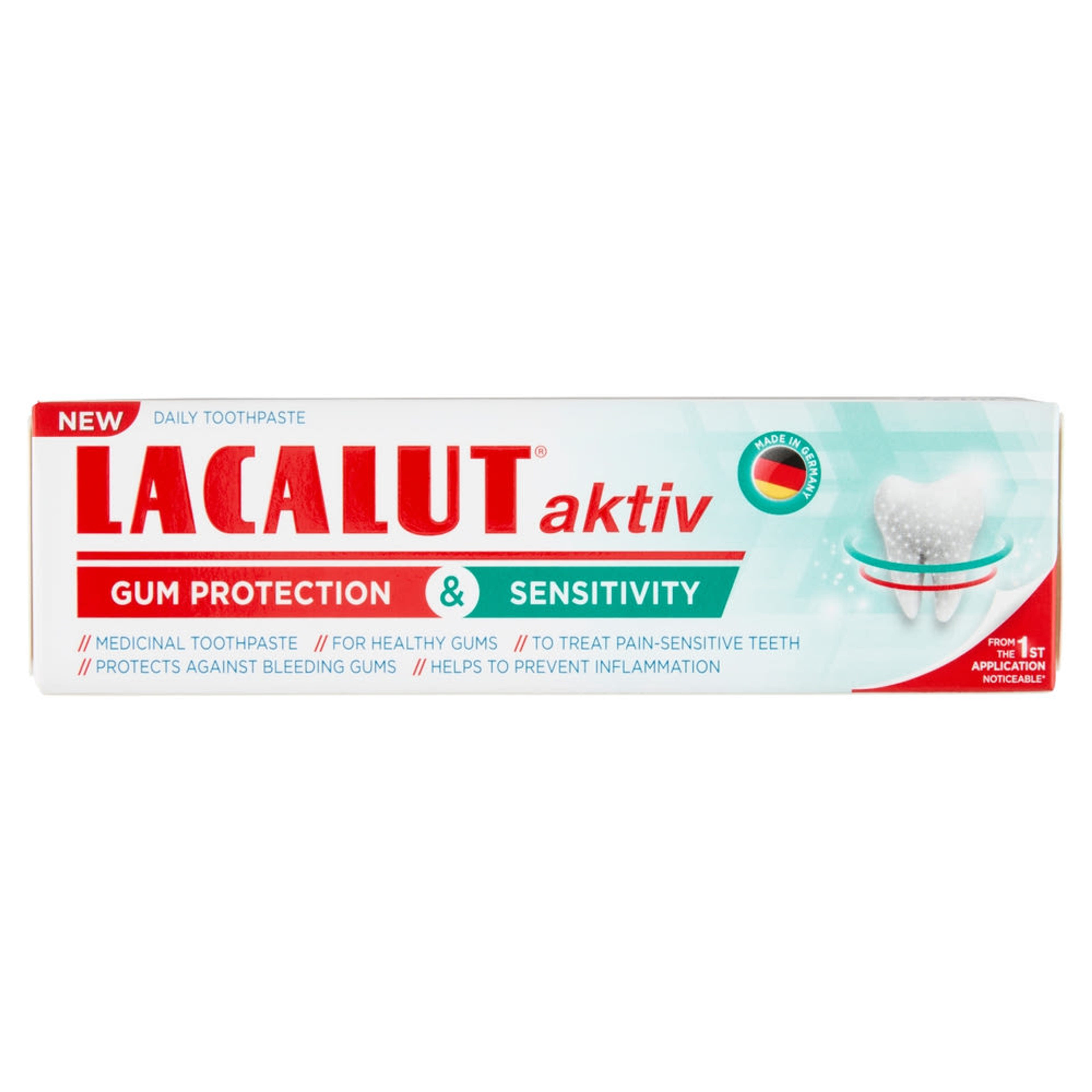 Lacalut aktiv gum protection & sensitivity fogkrém - 75 ml