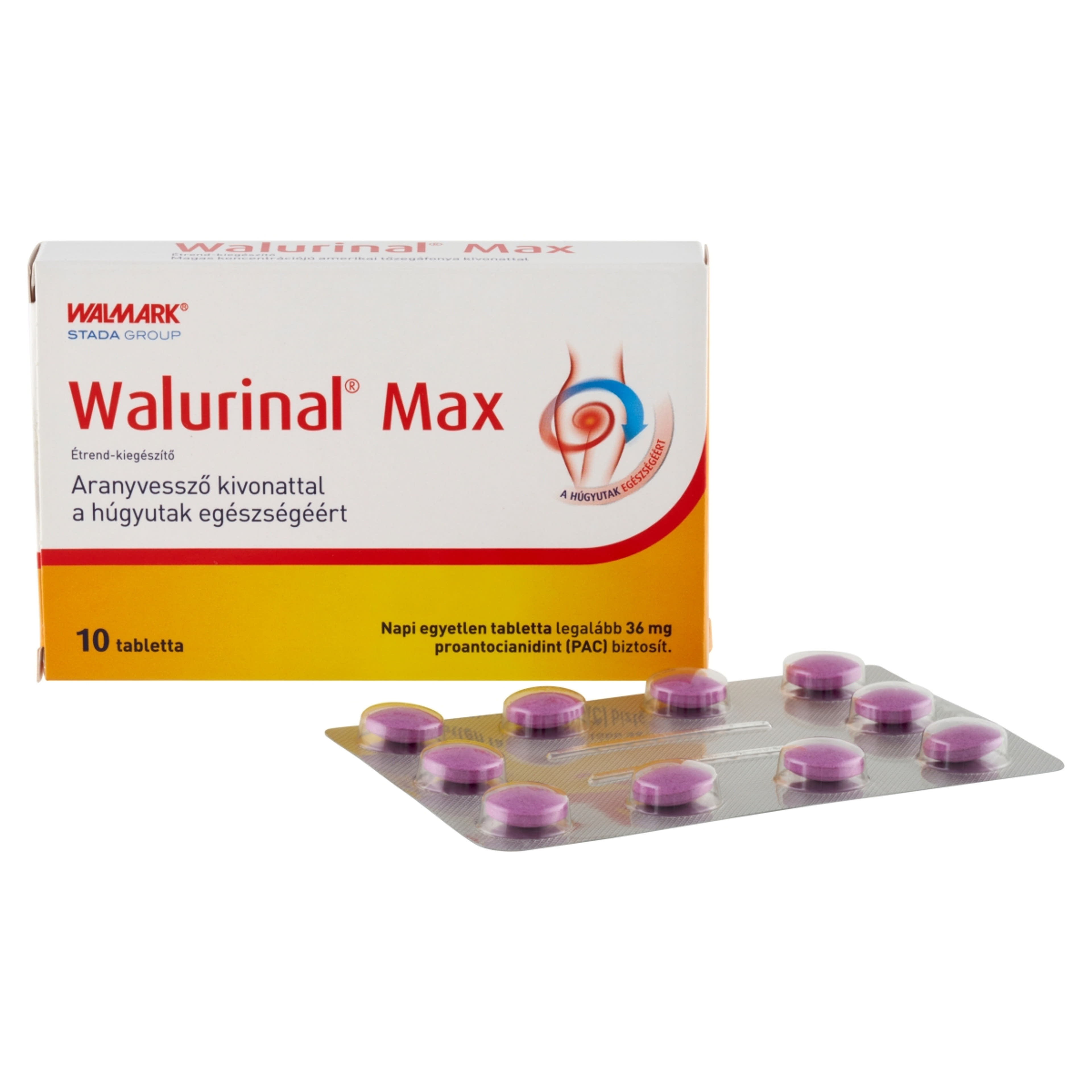 Walurinal Max tabletta aranyvessző kivonattal - 10 db-2