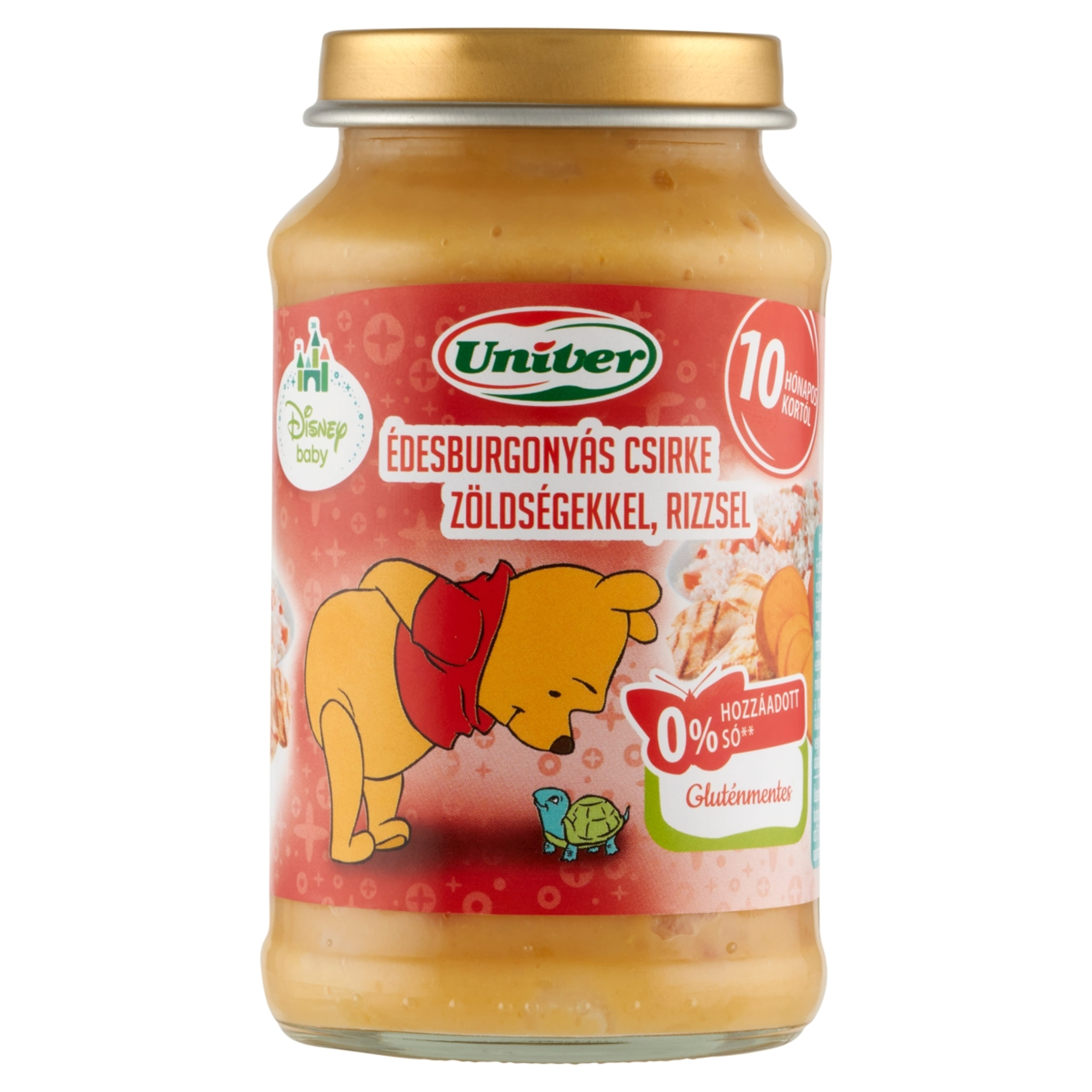 Univer bébiétel édesburgonyás csirke zöldséges ízesítéssel - 10 hónapos kortól ajánlott - 220 g