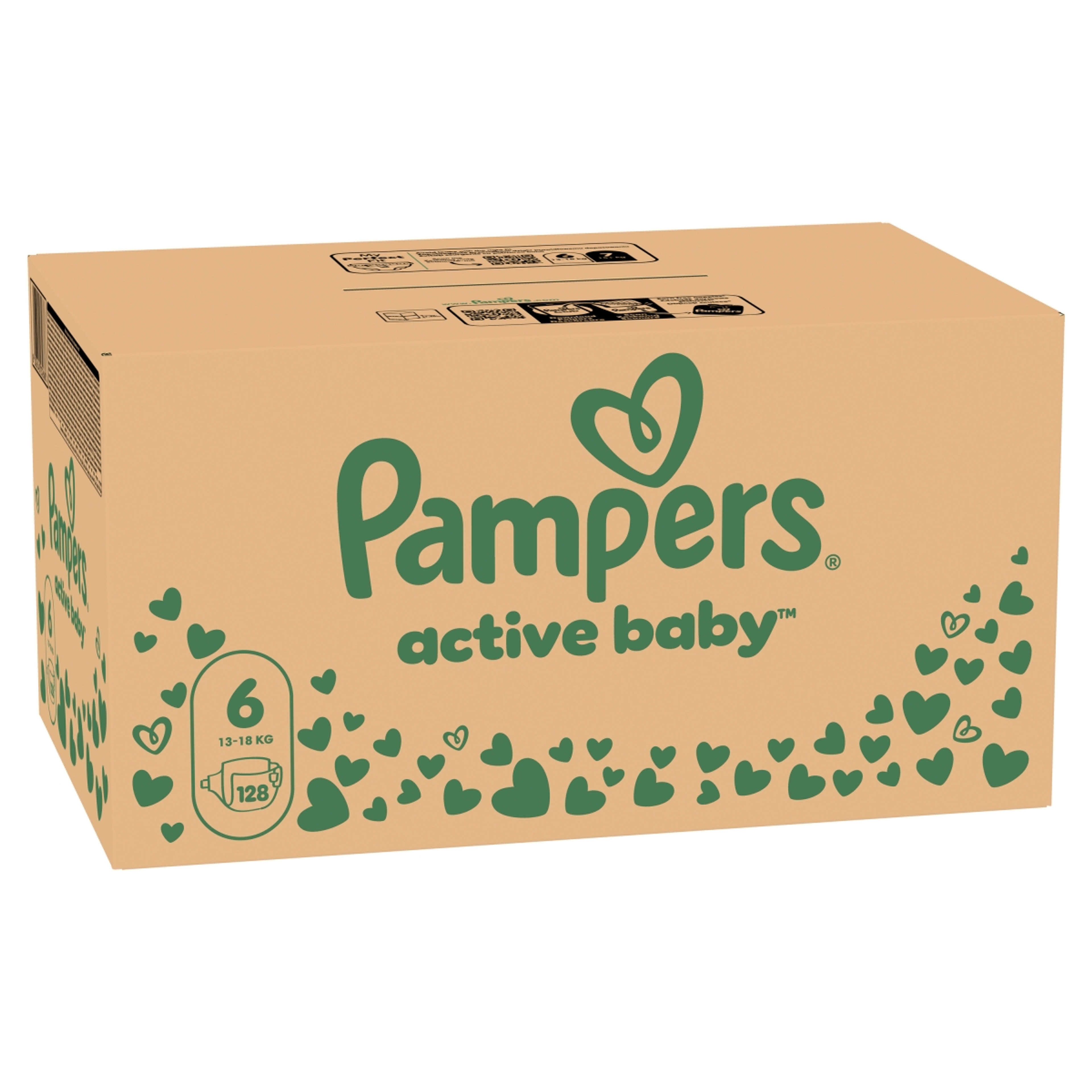 Pampers Active baby Monthly Pack 6 13-18 kg - 128 db-2