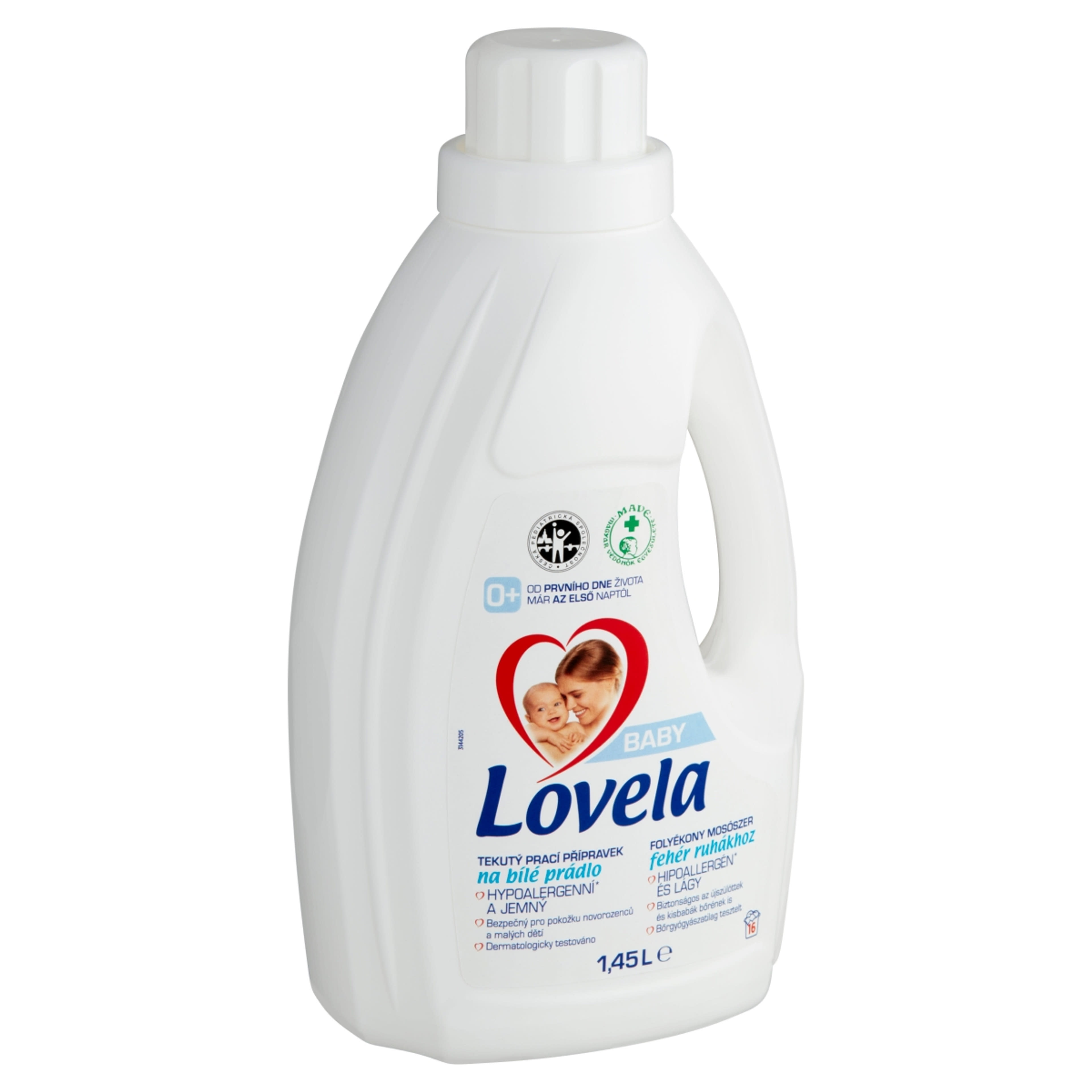 Lovela Baby folyékony mosószer fehér ruhákhoz 16 mosás - 1450 ml-2