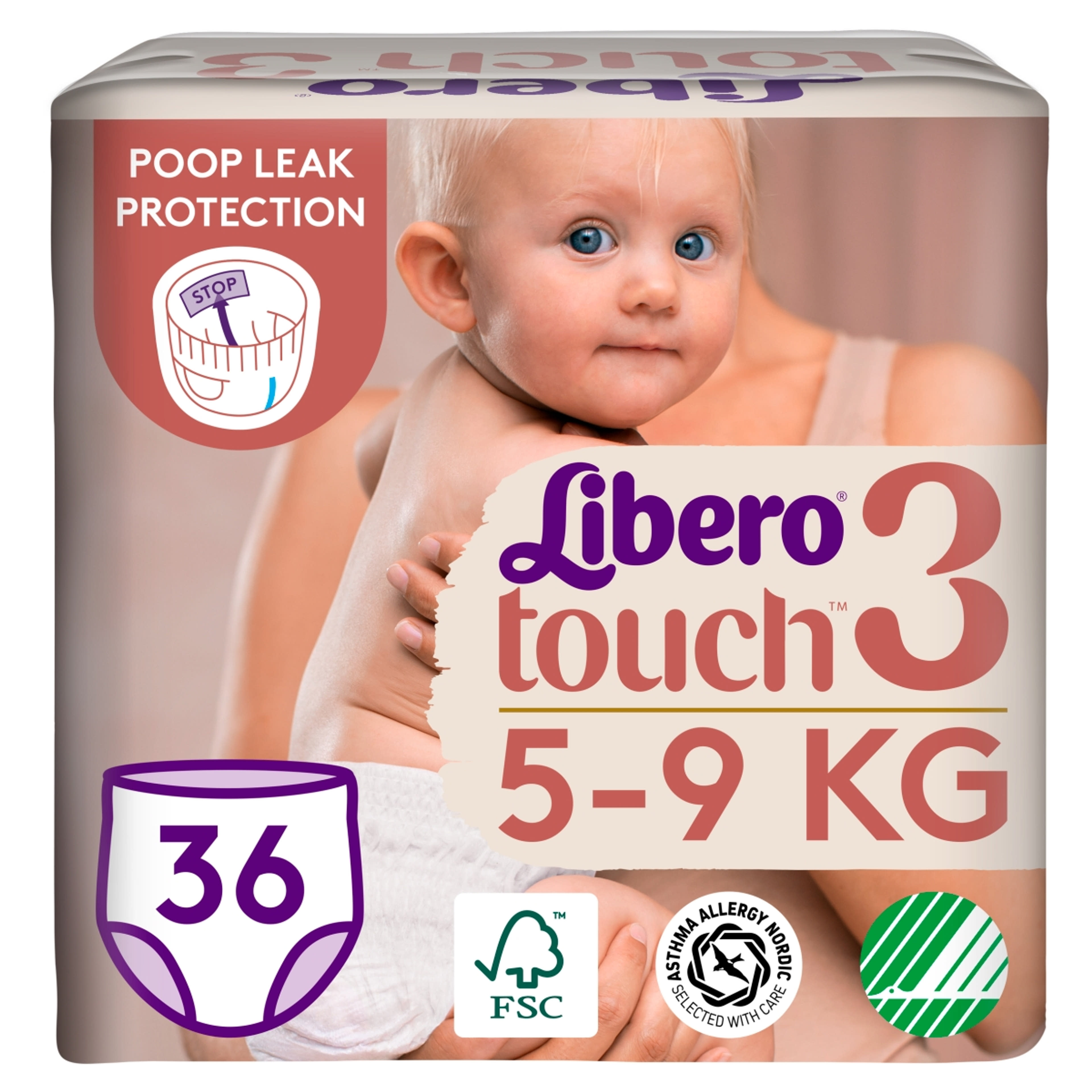 Libero Touch bugyipelenka 3-as 5-9 kg - 36 db-8