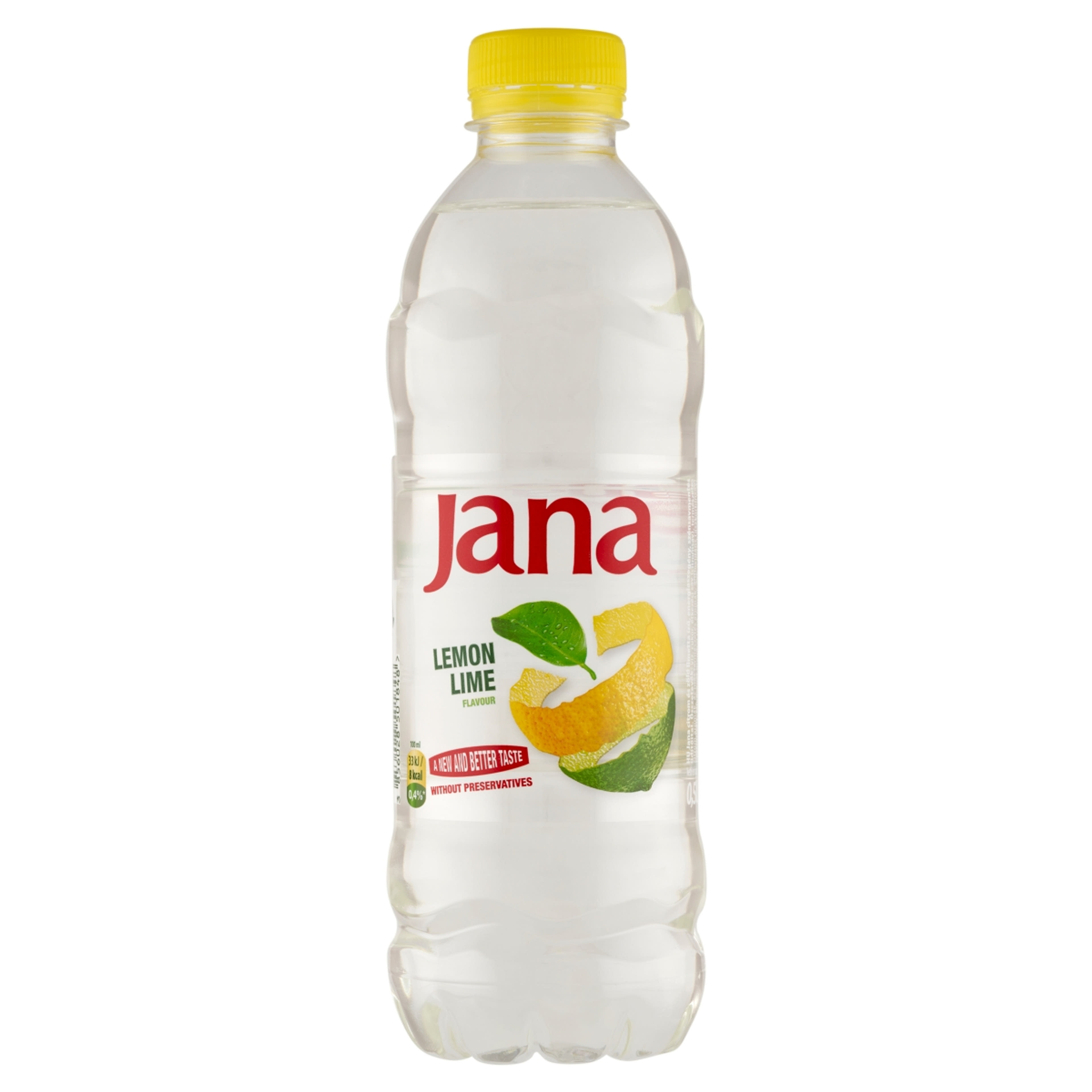 Jana ízesített szénsavmentes ásványvíz citrom-lime - 500 ml