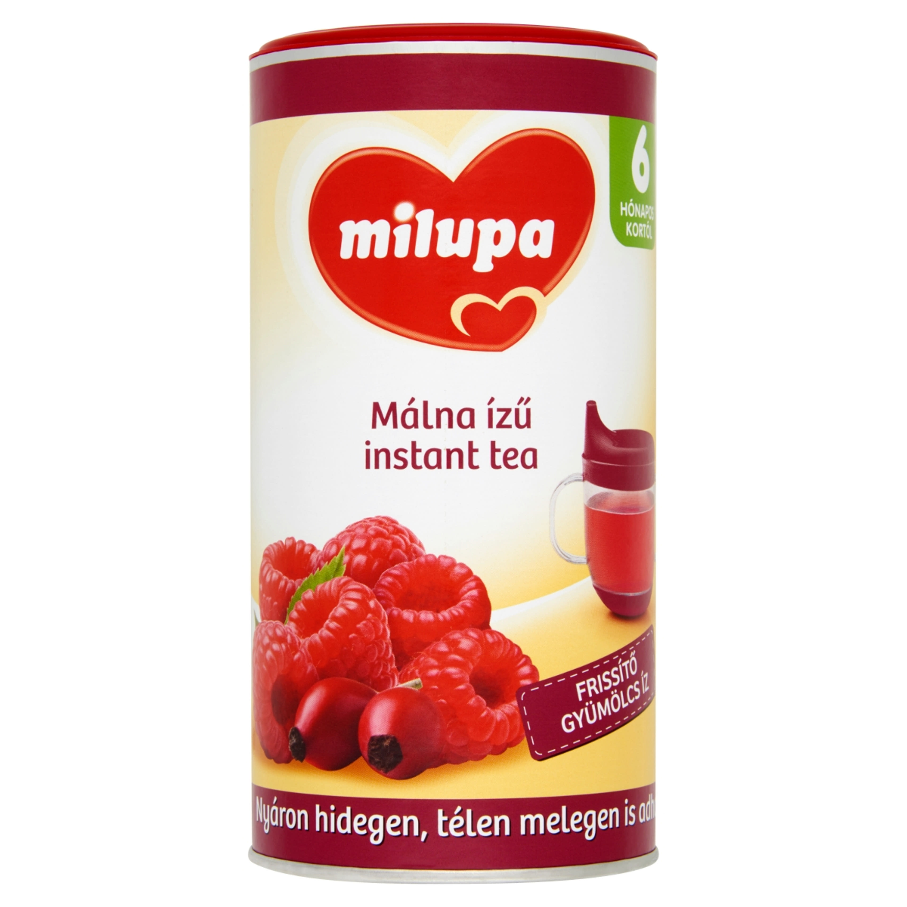Milupa Instant Tea Málna Ízű 6 Hónapos Kortól - 200 g