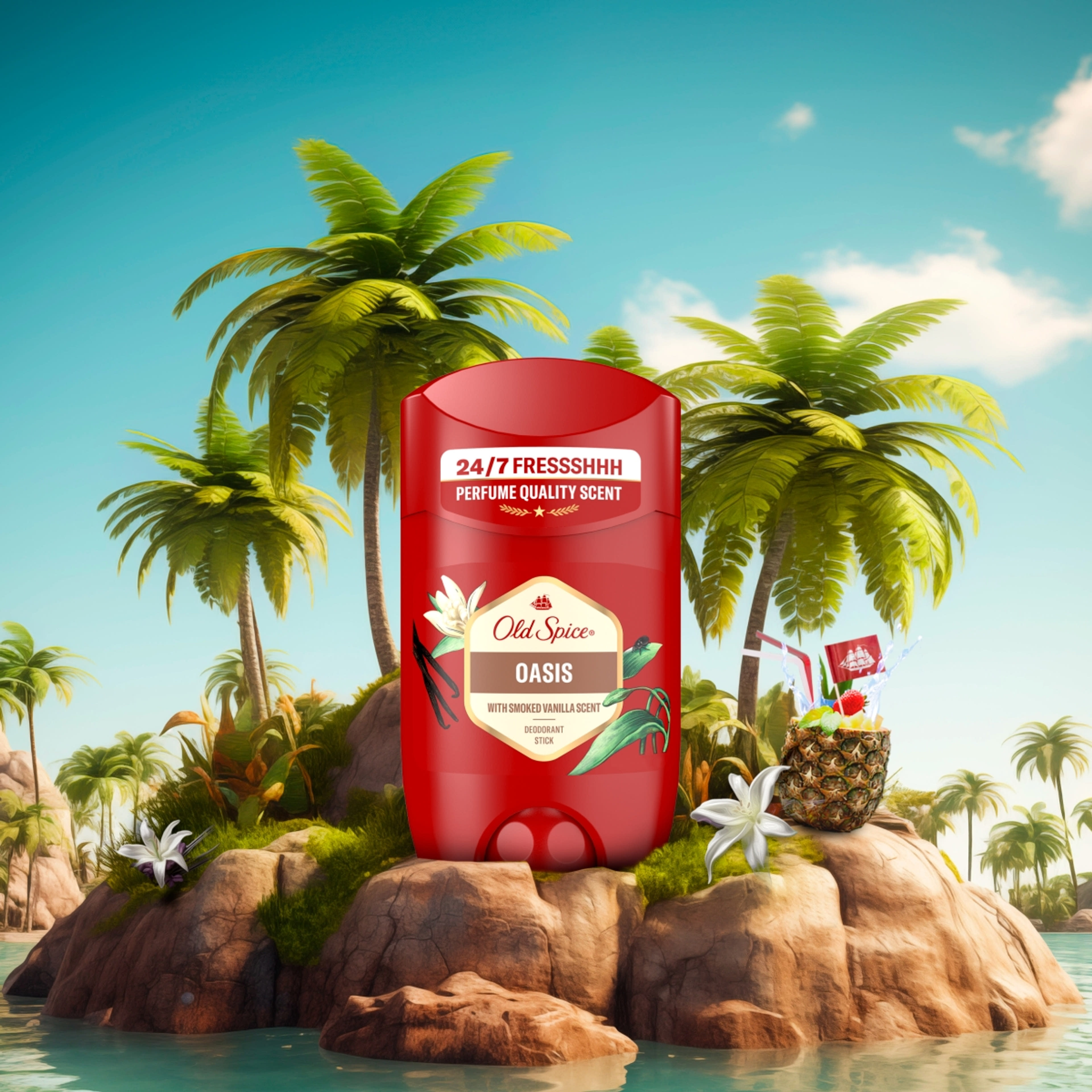 Old Spice Oasis stift dezodor férfiaknak - 65 ml-8
