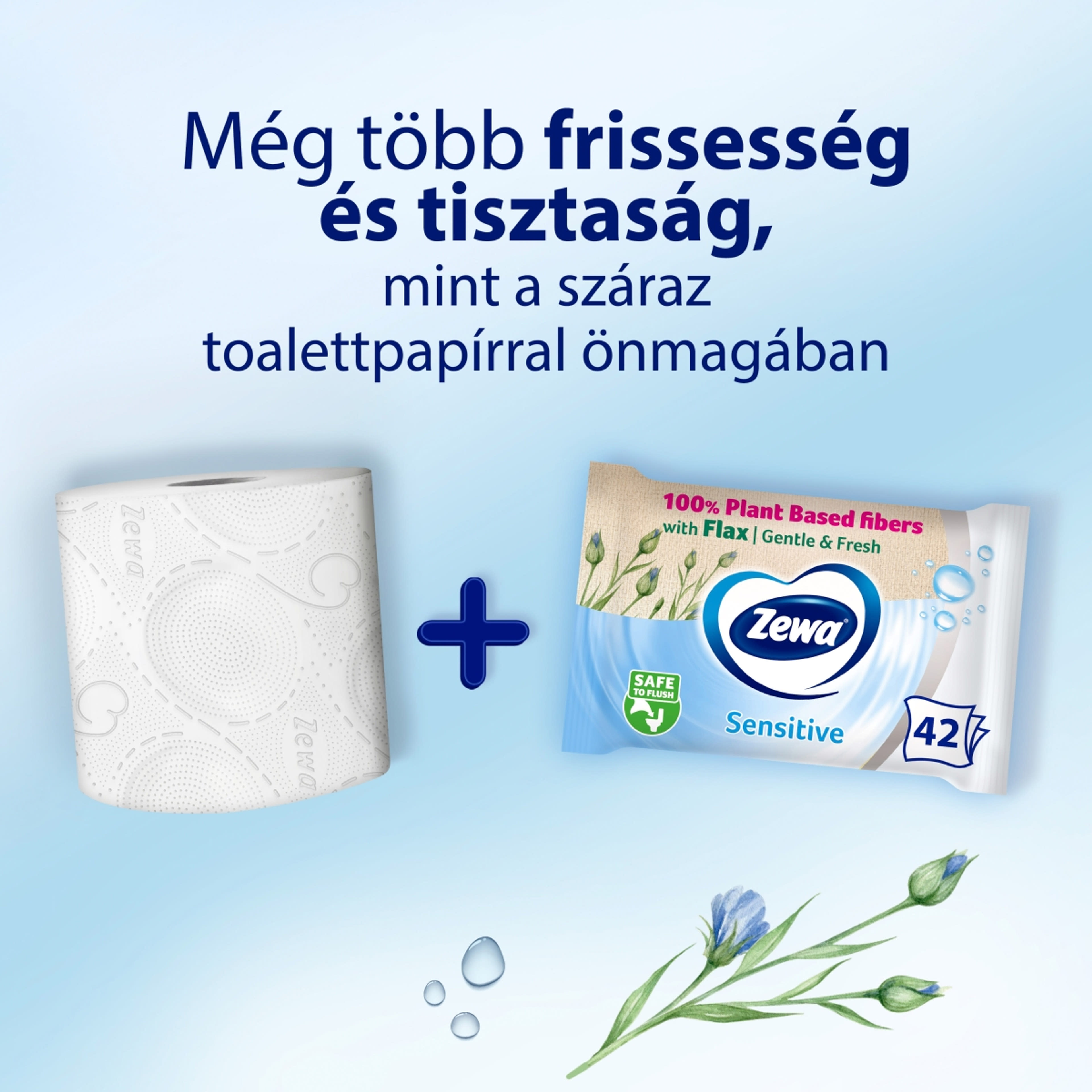 Zewa Pure nedves toalettpapír - 42 db-6