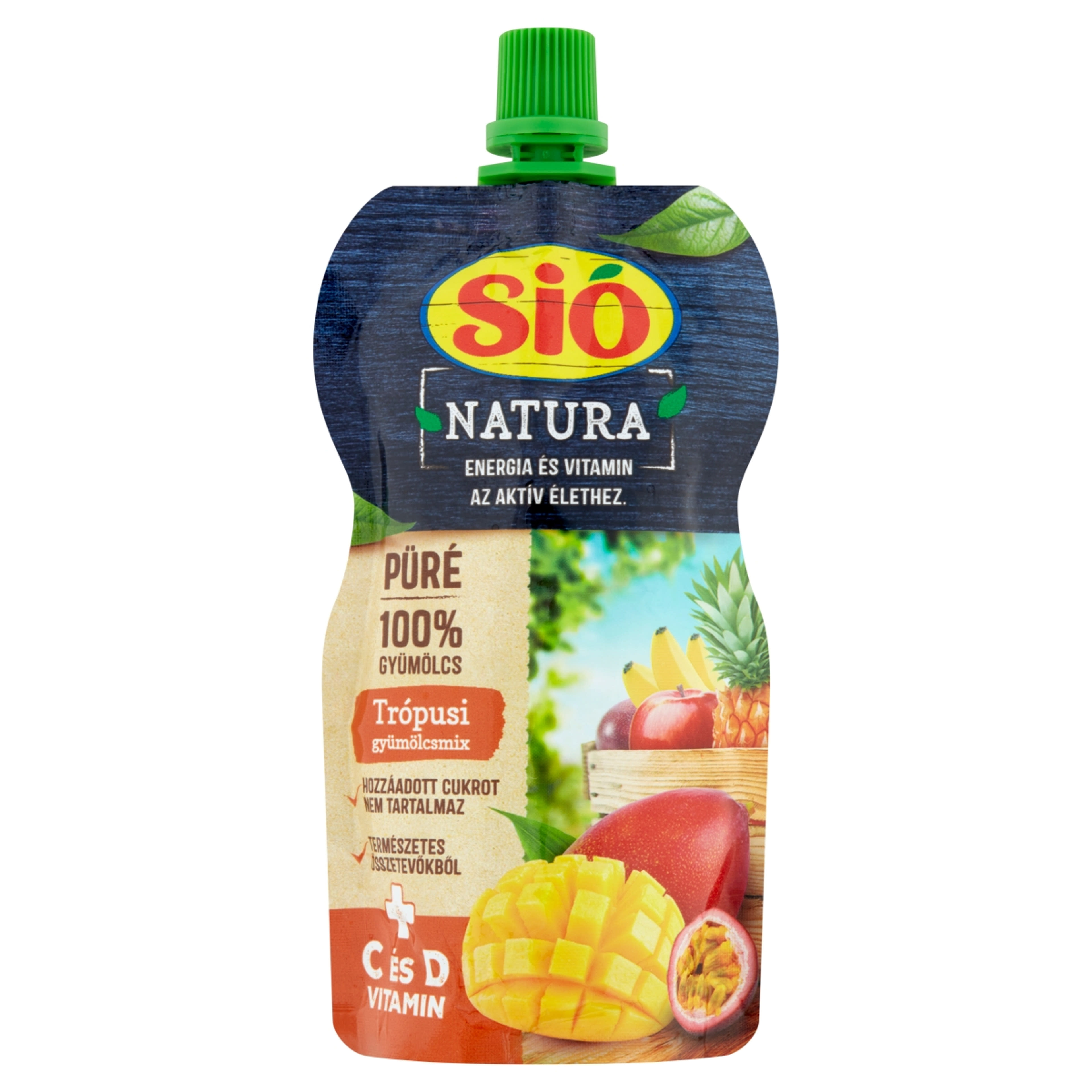 Sió Natura trópusi gyümölcsmix püré - 120 g-1