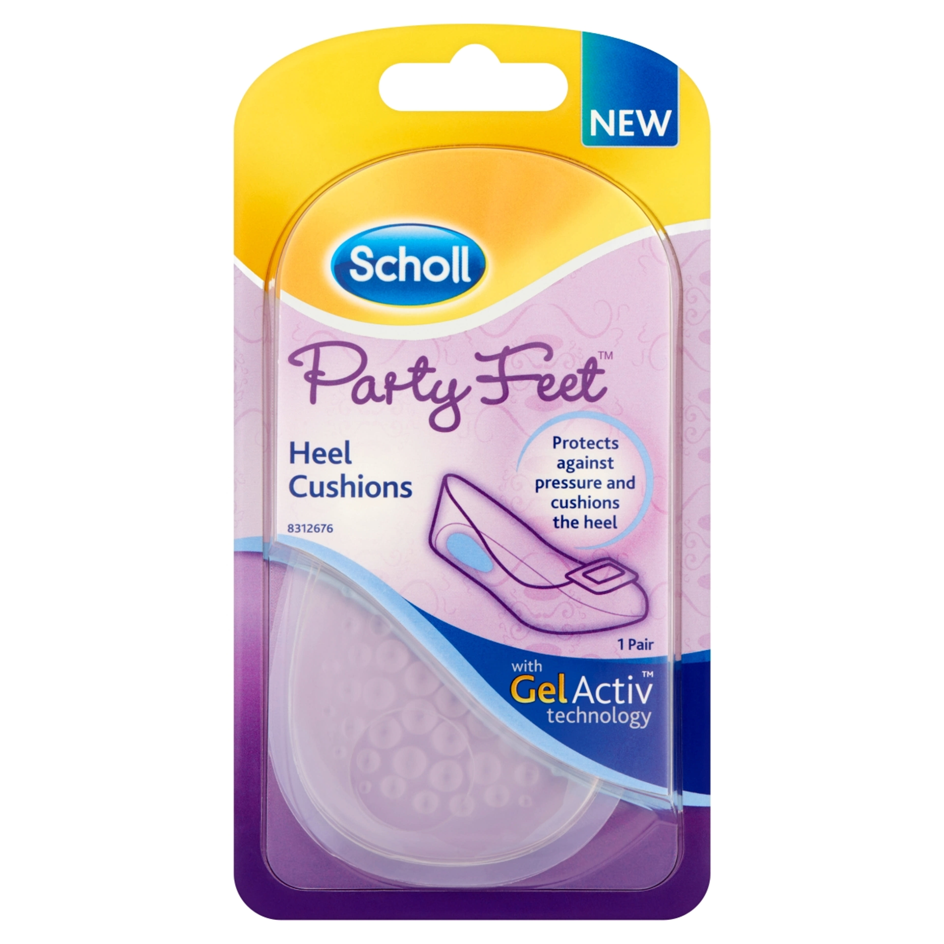 Scholl Party Feet GelActive zselés sarokemelő párna - 1 pár