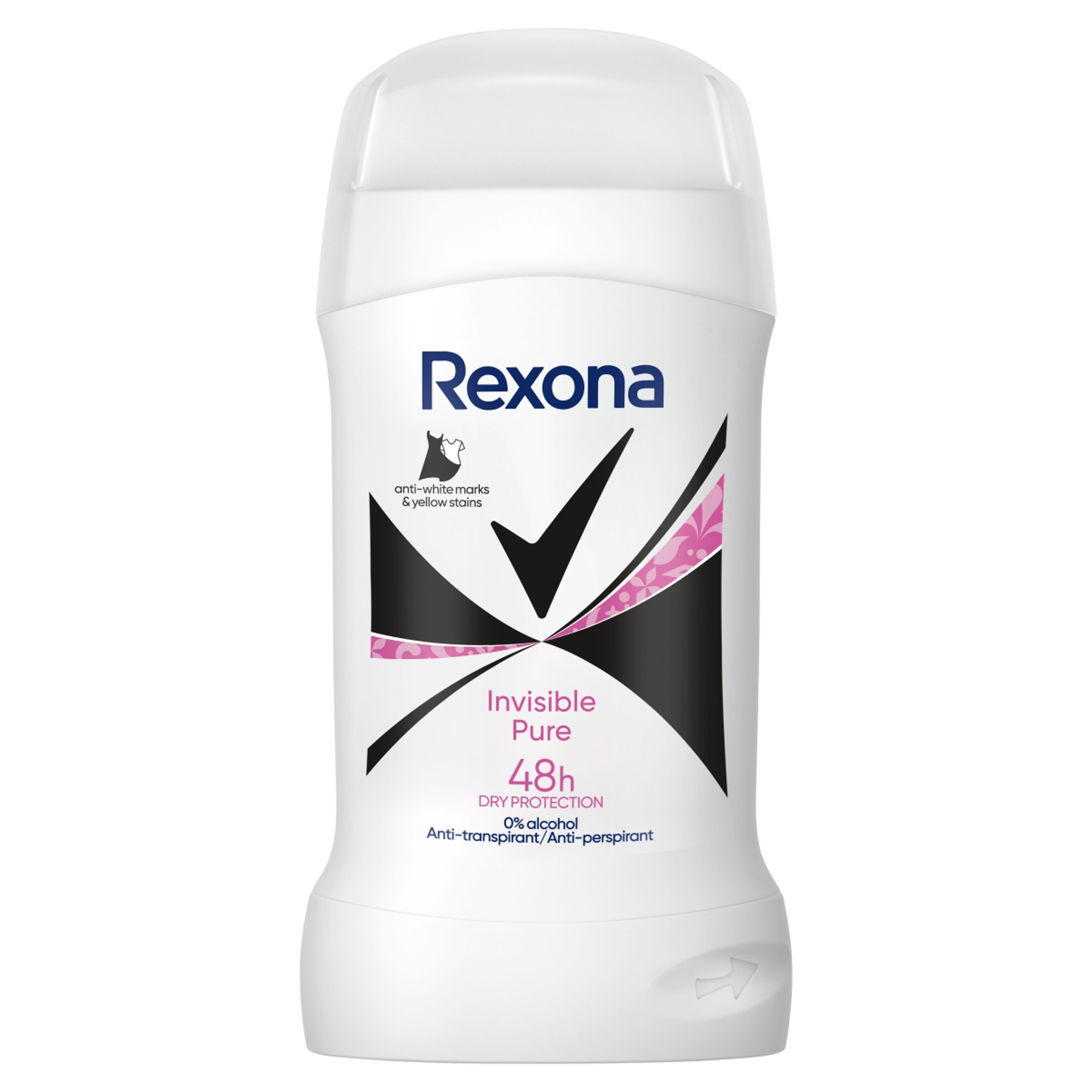 Rexona Invisible Pure izzadásgátló stift - 50 ml