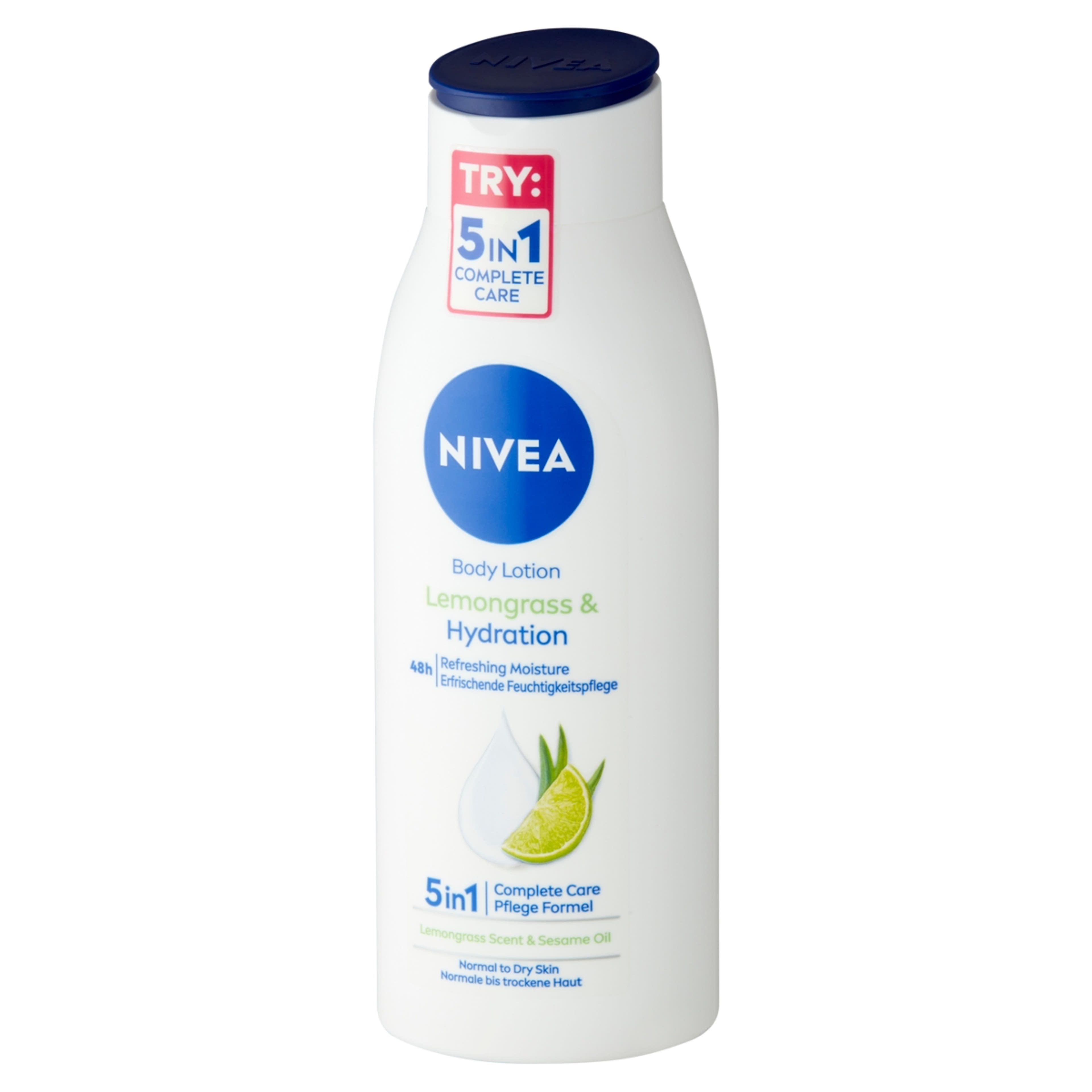 Nivea Lemongrass & Hydration testápoló tej - 400 ml-4
