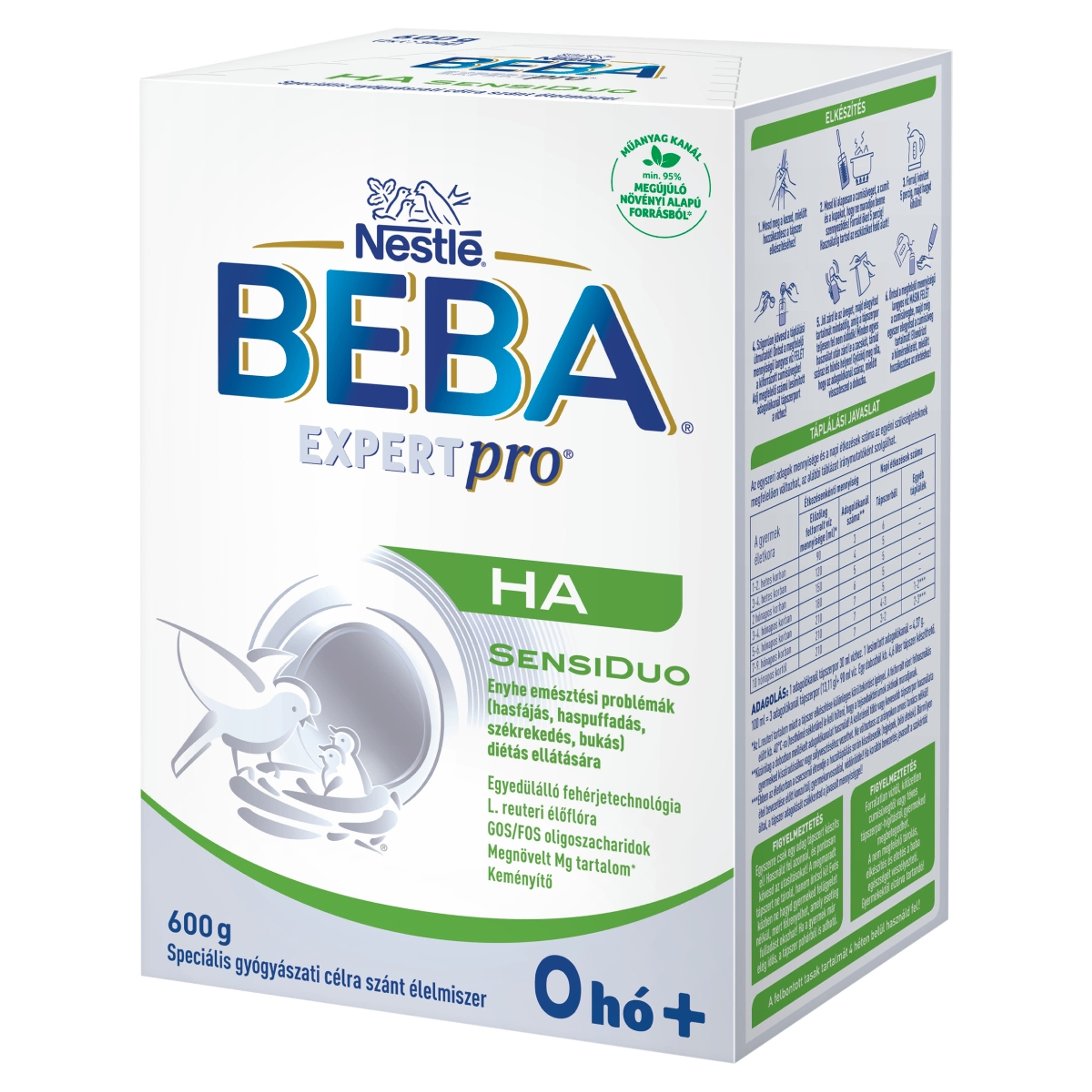 Beba Expertpro HA SensiDuo speciális gyógyászati célra szánt élelmiszer 0 hónapos kortól - 600 g-2