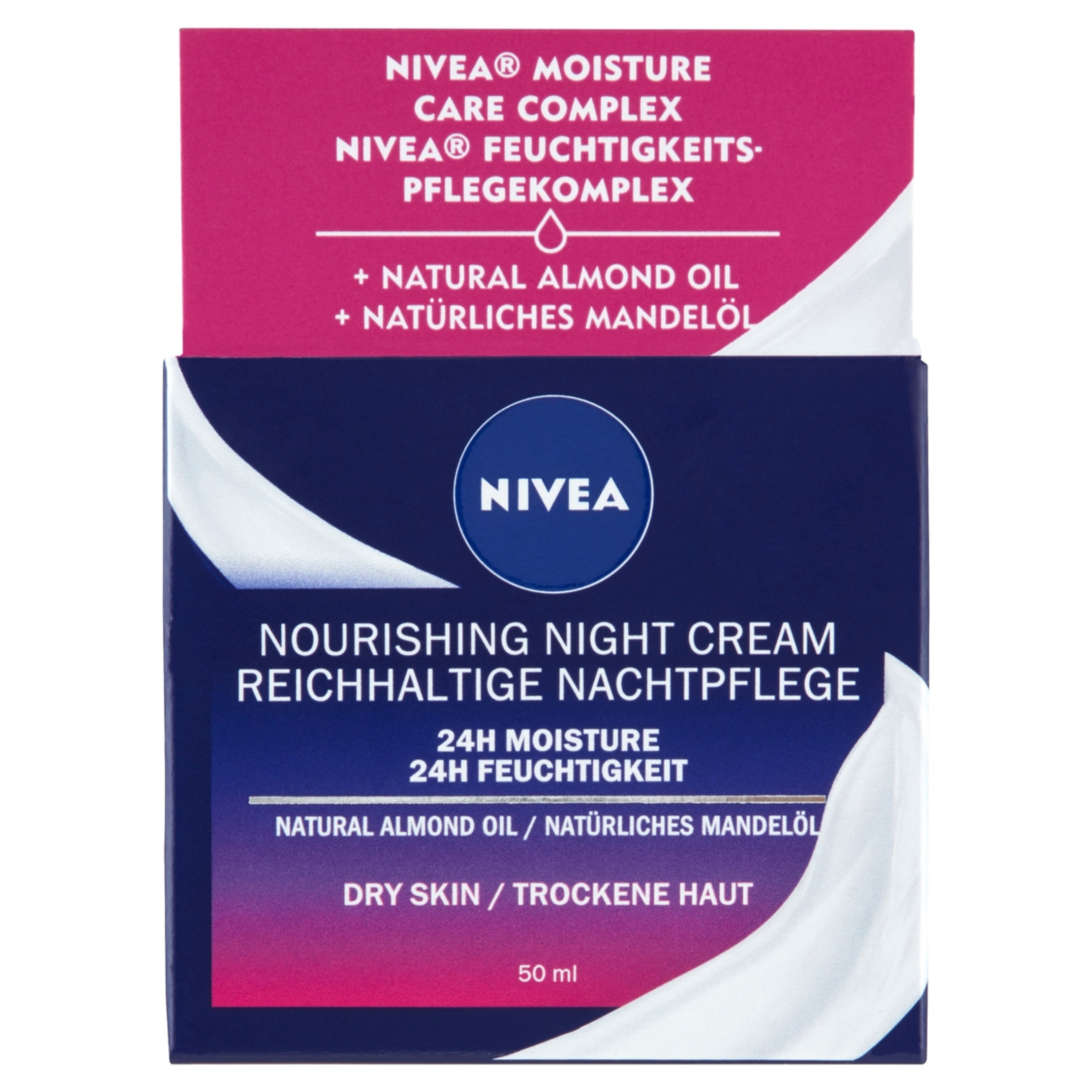 NIVEA Essentials Gazdagon Regeneráló Éjszakai Arckrém Száraz/Érzékeny Bőrre - 50 ml