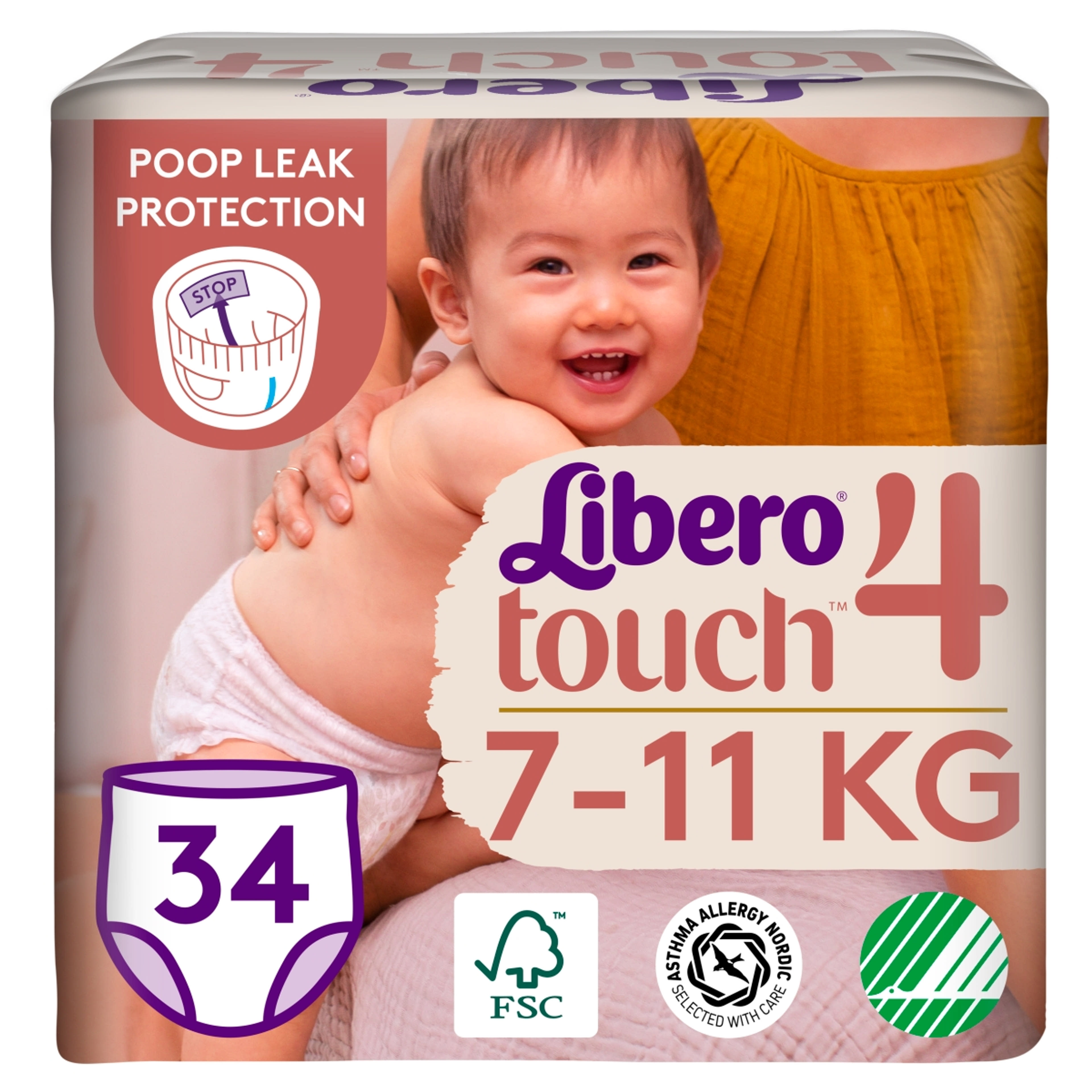 Libero Touch bugyipelenka 4-es 7-11 kg - 34 db-8