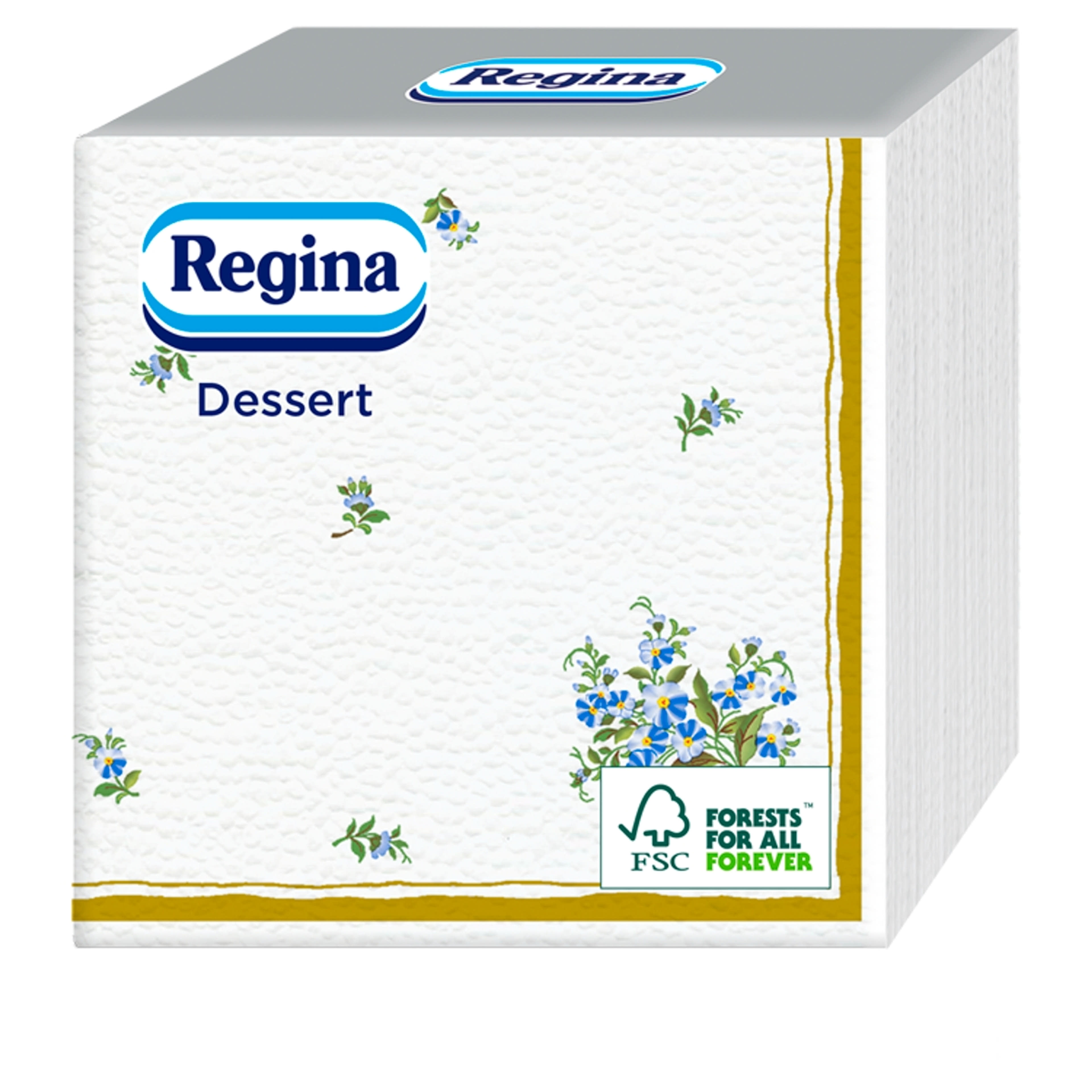 Regina Dessert, 1 rétegű szalvéta 25x25cm - 45 db