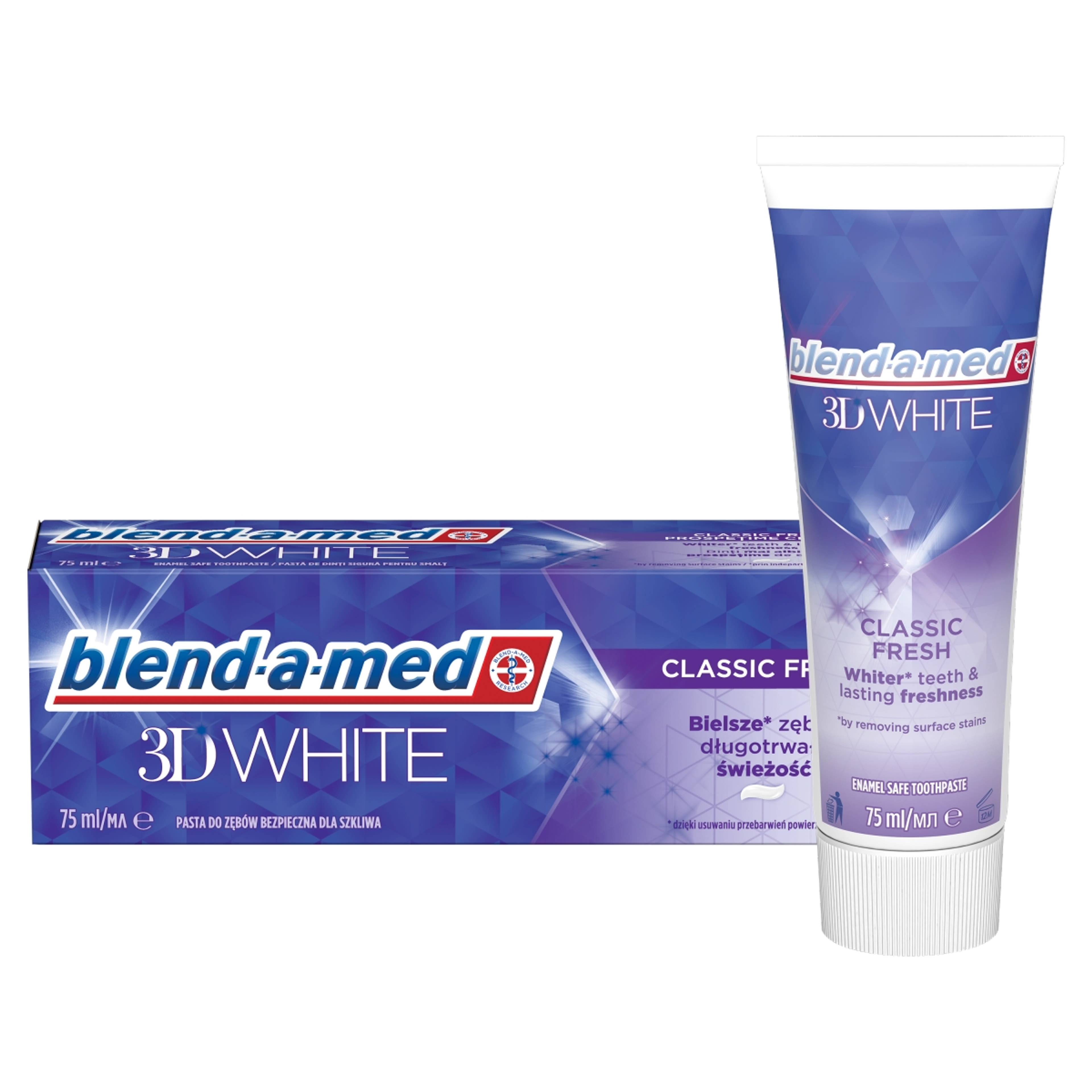 Blend-a-med 3D White Classic Fresh fogkrém - 75 ml-2