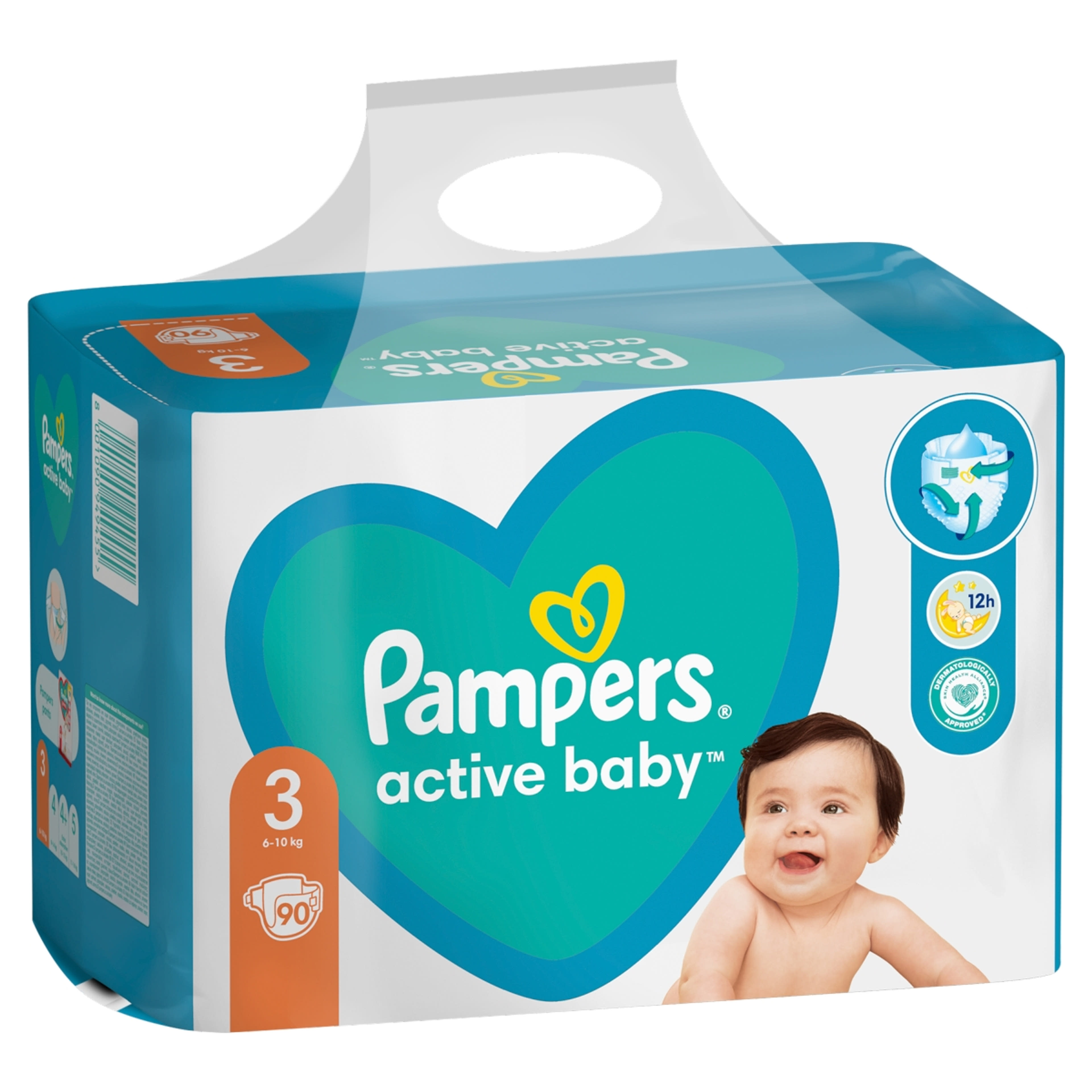 Pampers Active Baby Giant Pack Pelenka 3 - 90 db-2