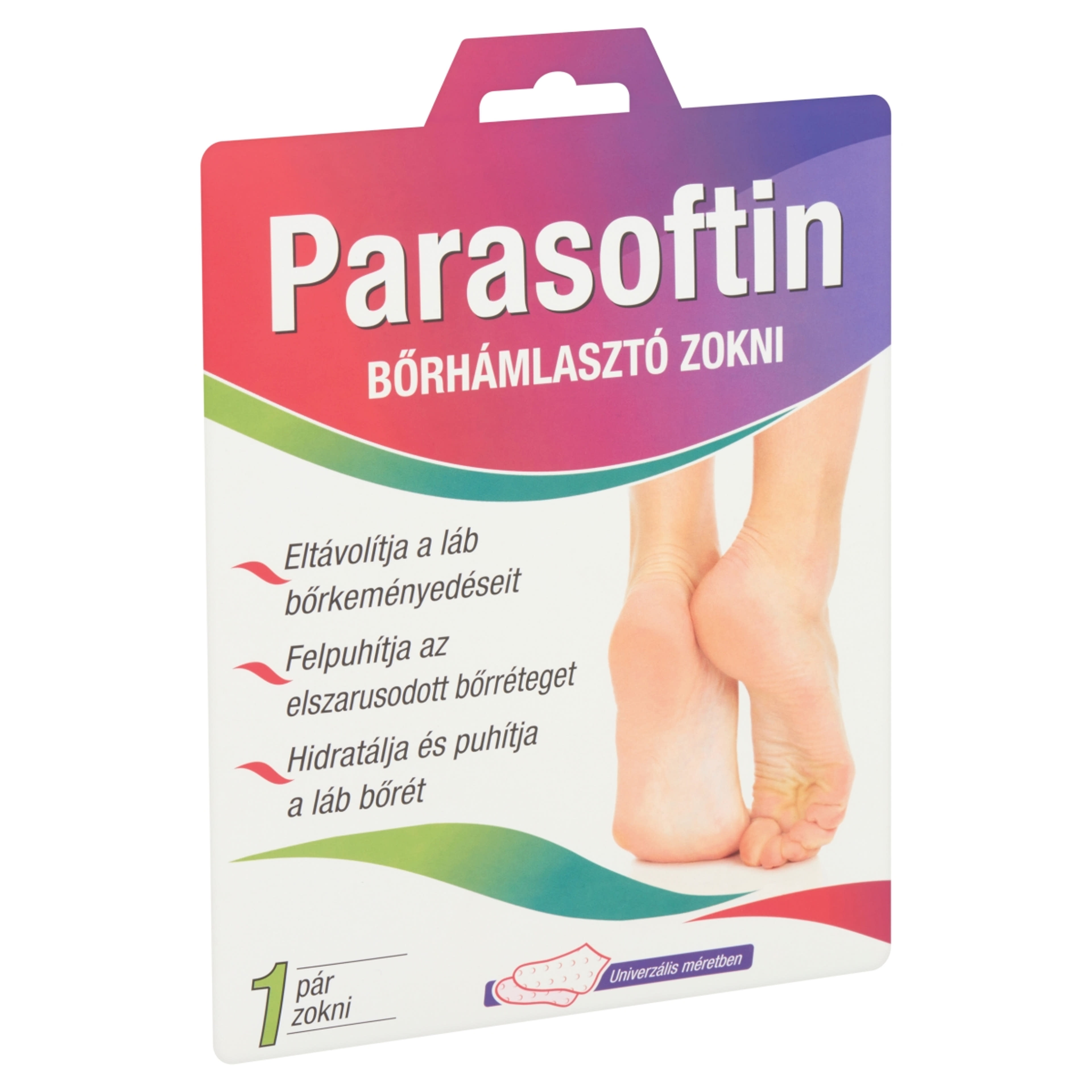Parasoftin bőrhámlasztó zokni - 1 db-4