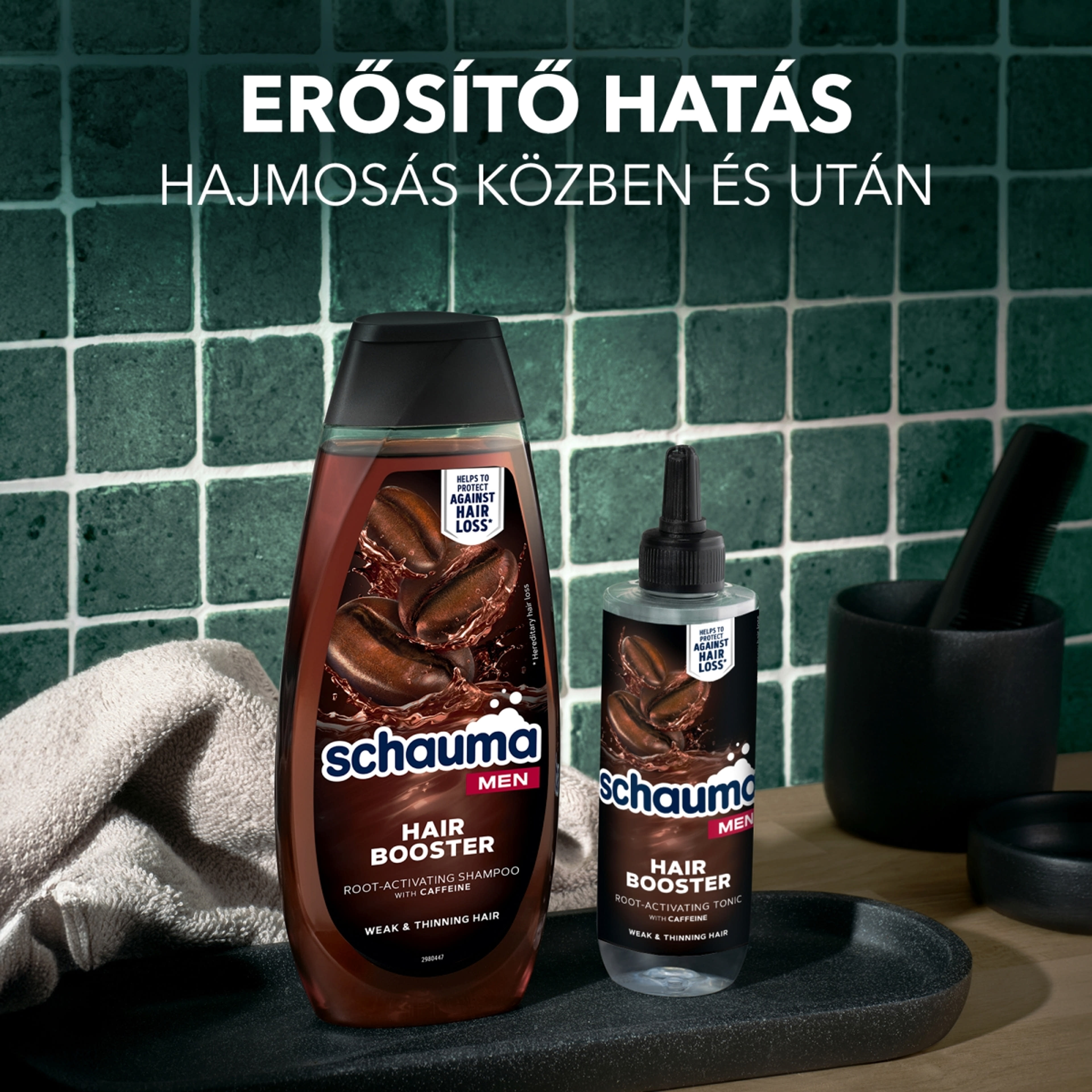 Schauma Men Hair Booster hajhagyma-aktiváló sampon - 400 ml-8
