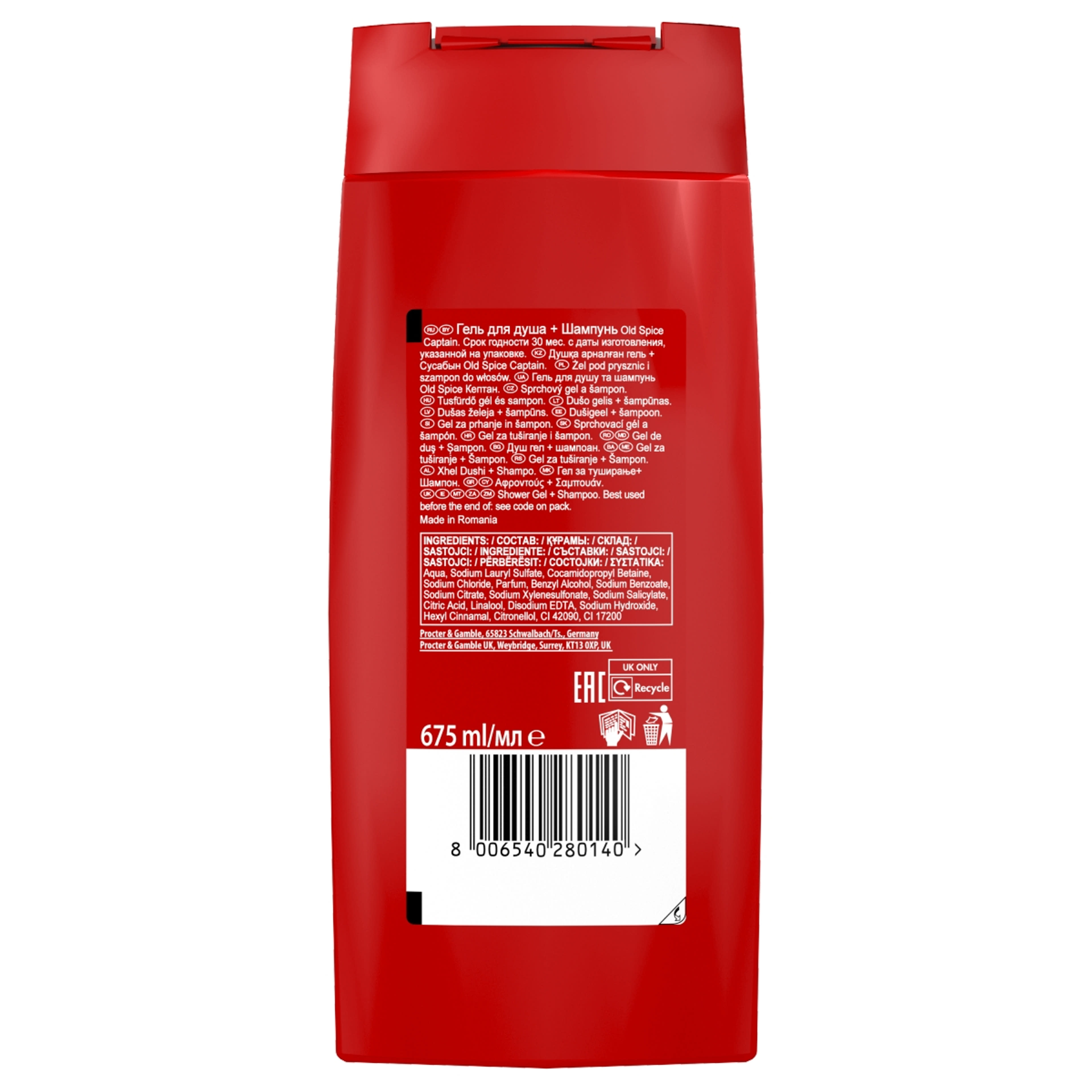 Old Spice Captain tusfürdő - 675 ml-3