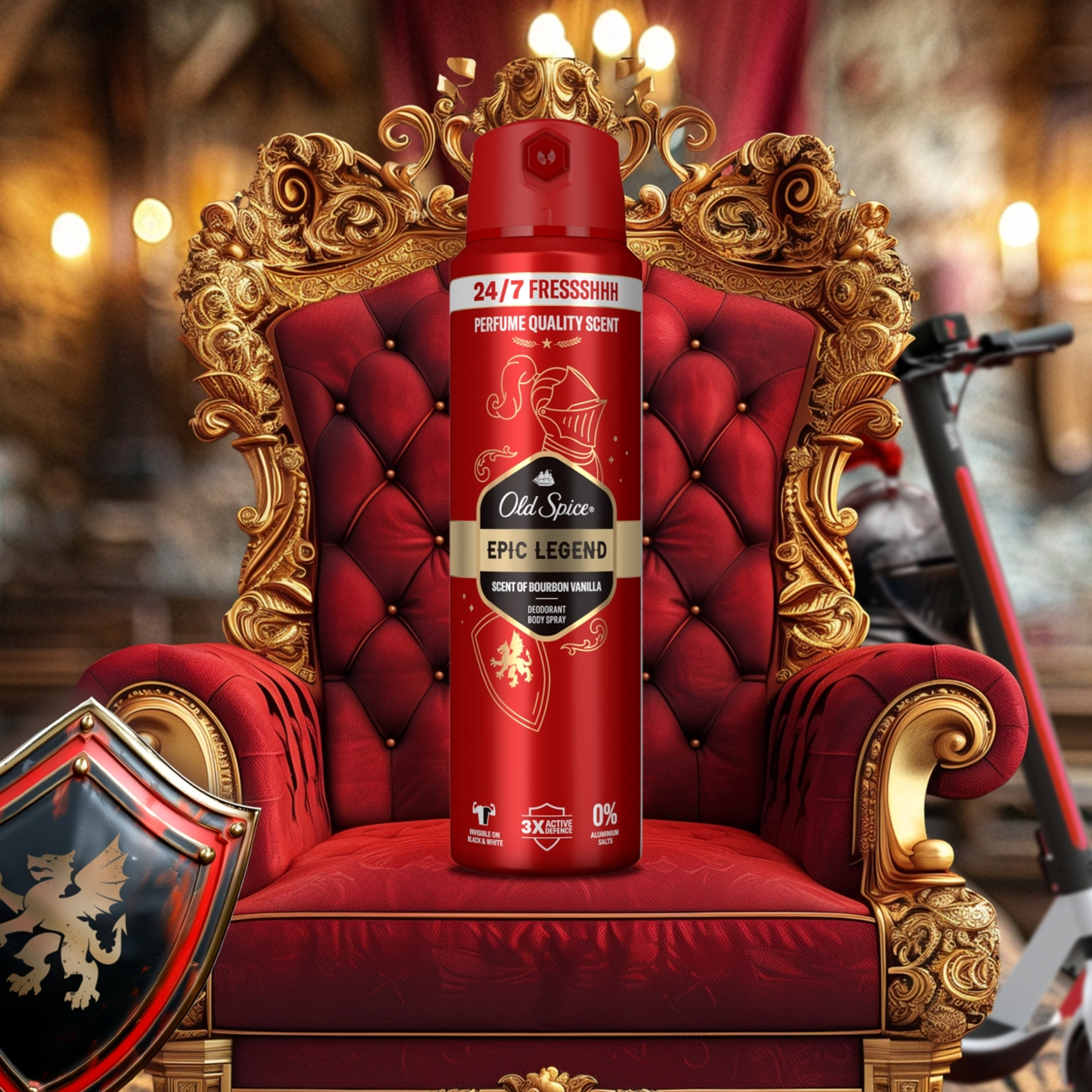 Old Spice Epic Legend dezodor spray férfiaknak - 200 ml-7