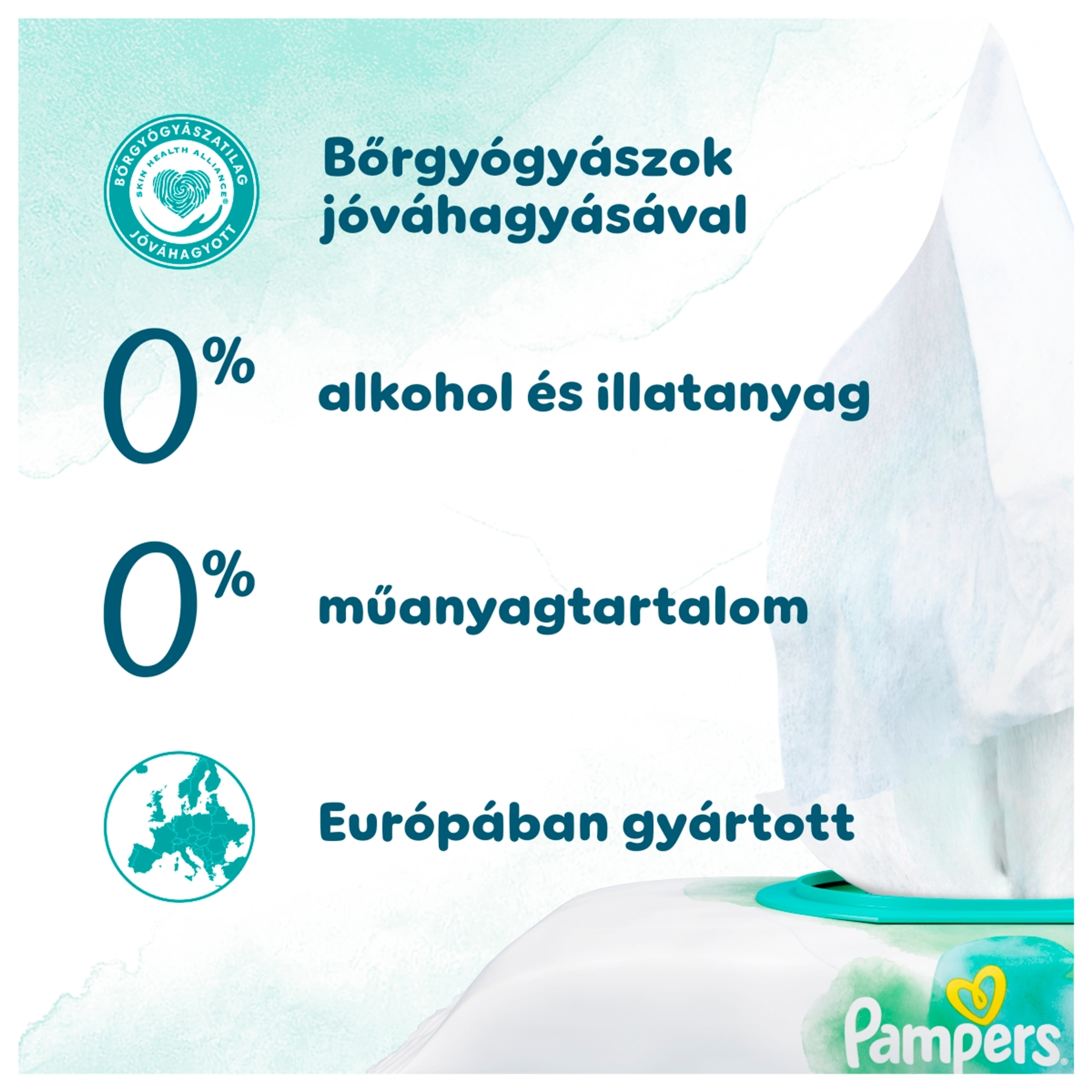 Pampers Harmonie Aqua nedves törlőkendő 6x48 db - 288 db-4