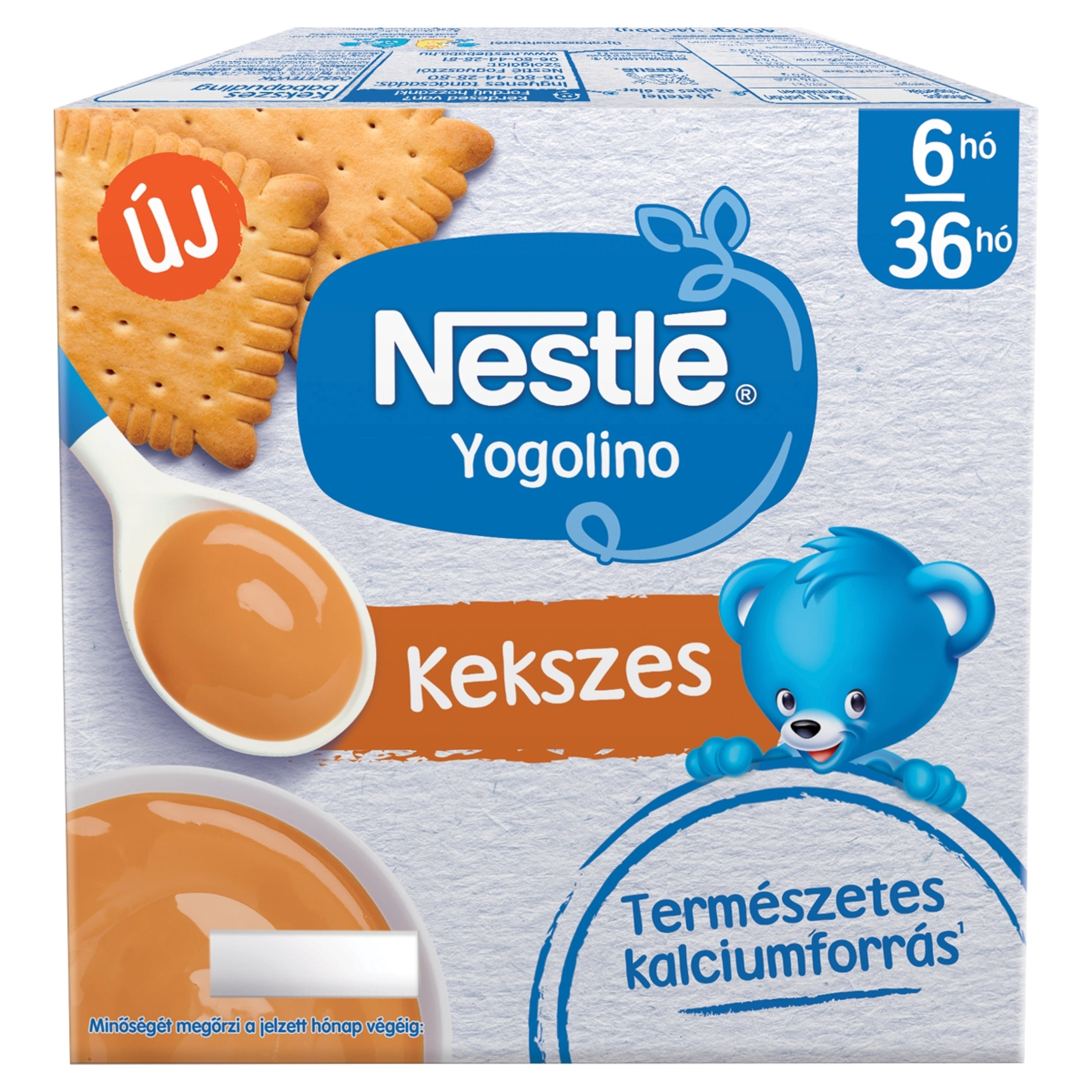 Nestlé Yogolino Bébidesszert Kekszes Ízesítéssel 6 Hónapos Kortól 4*100g - 400 g
