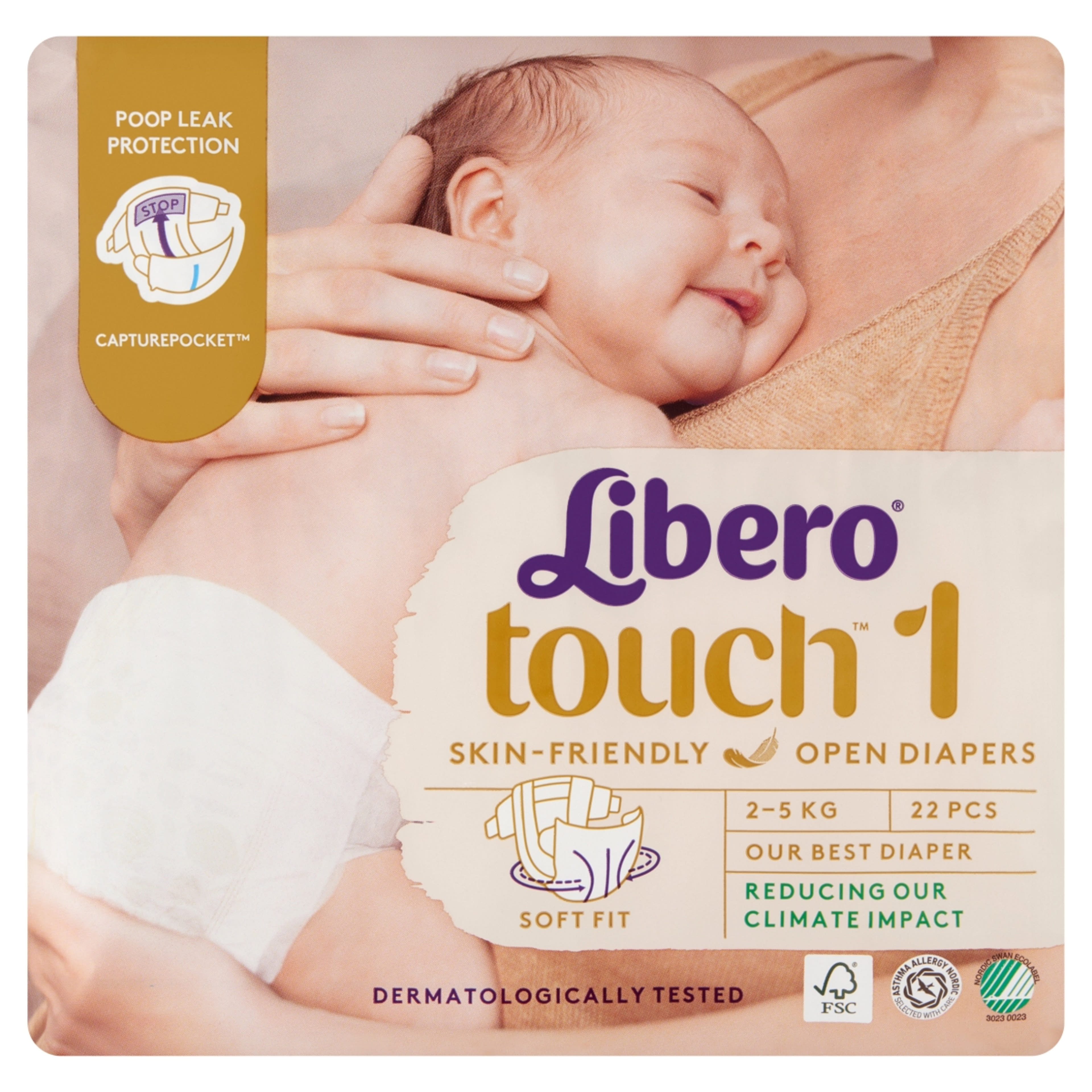 Libero Touch 1-es 2-5 kg - 22 db