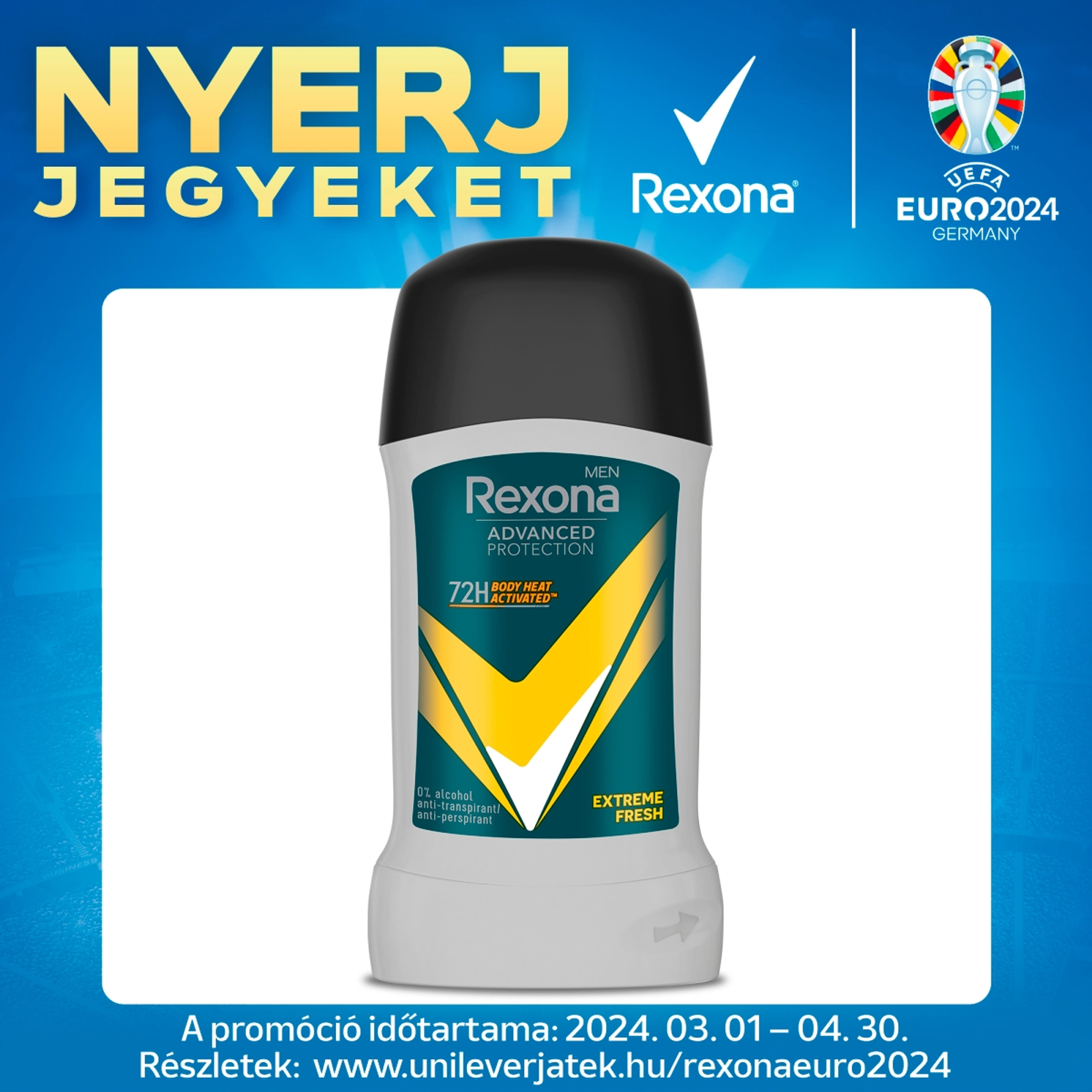 Rexona Men Advanced Protection Extreme Fresh izzadásgátló stift - 50 ml