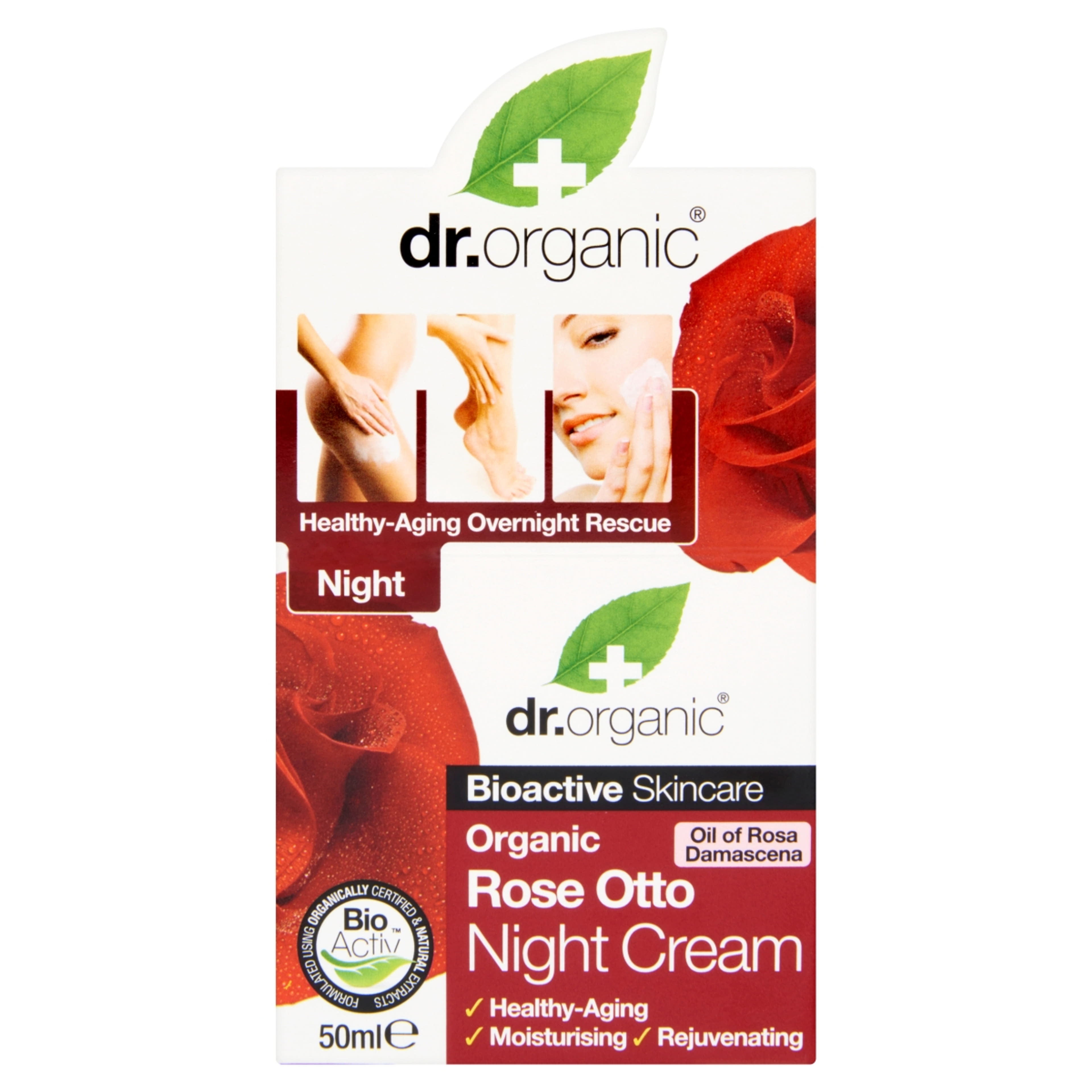 Dr. Organic damaszkuszi rózsolajos éjszakai krém - 50 ml-1