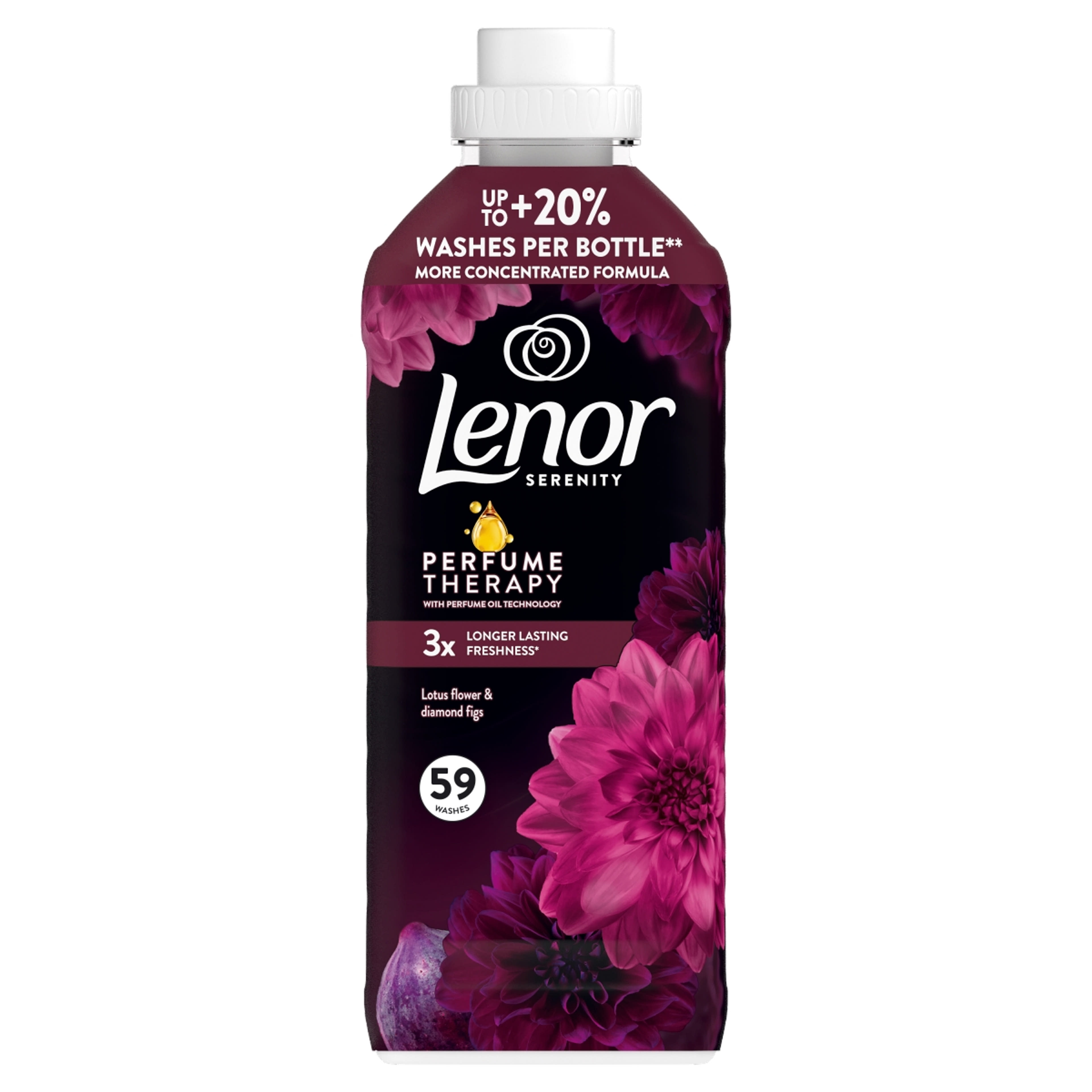 Lenor Lotus Water & Diamond Figs öblítő 59 mosáshoz - 1239 ml
