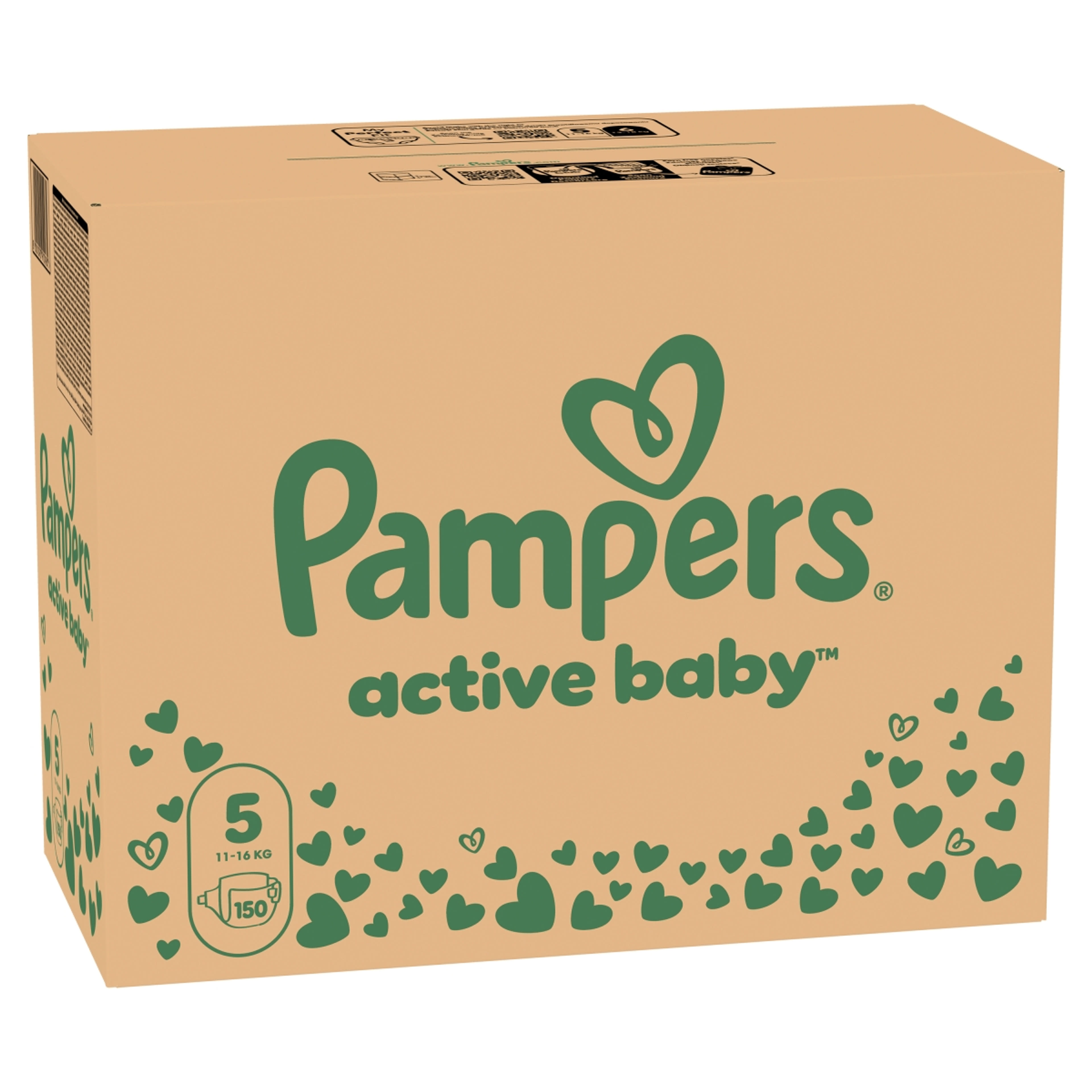 Pampers Active Baby monthly pack 5 11-16 kg - 150 db-2