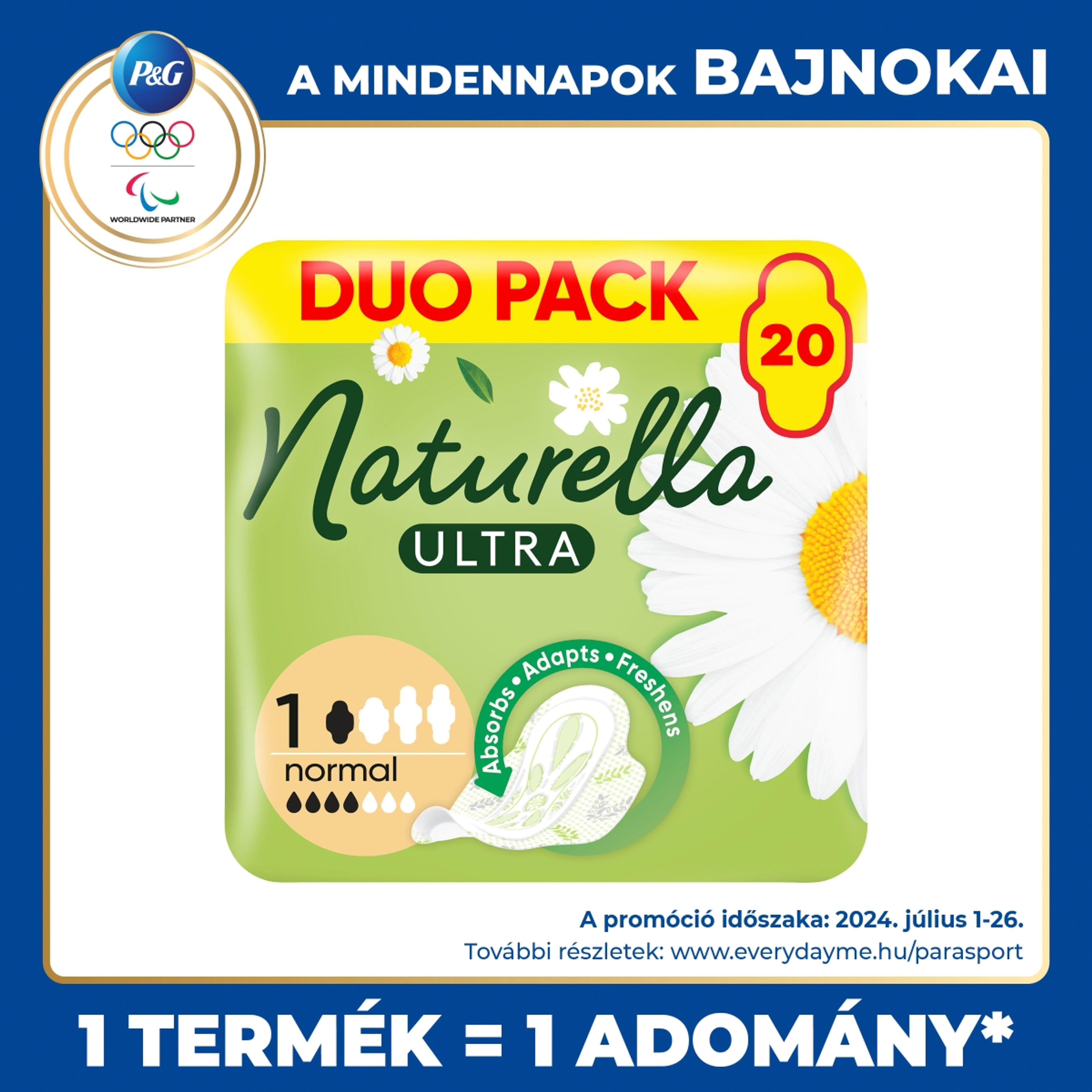 Naturella Ultra Normal egészségügyi betét - 20 db