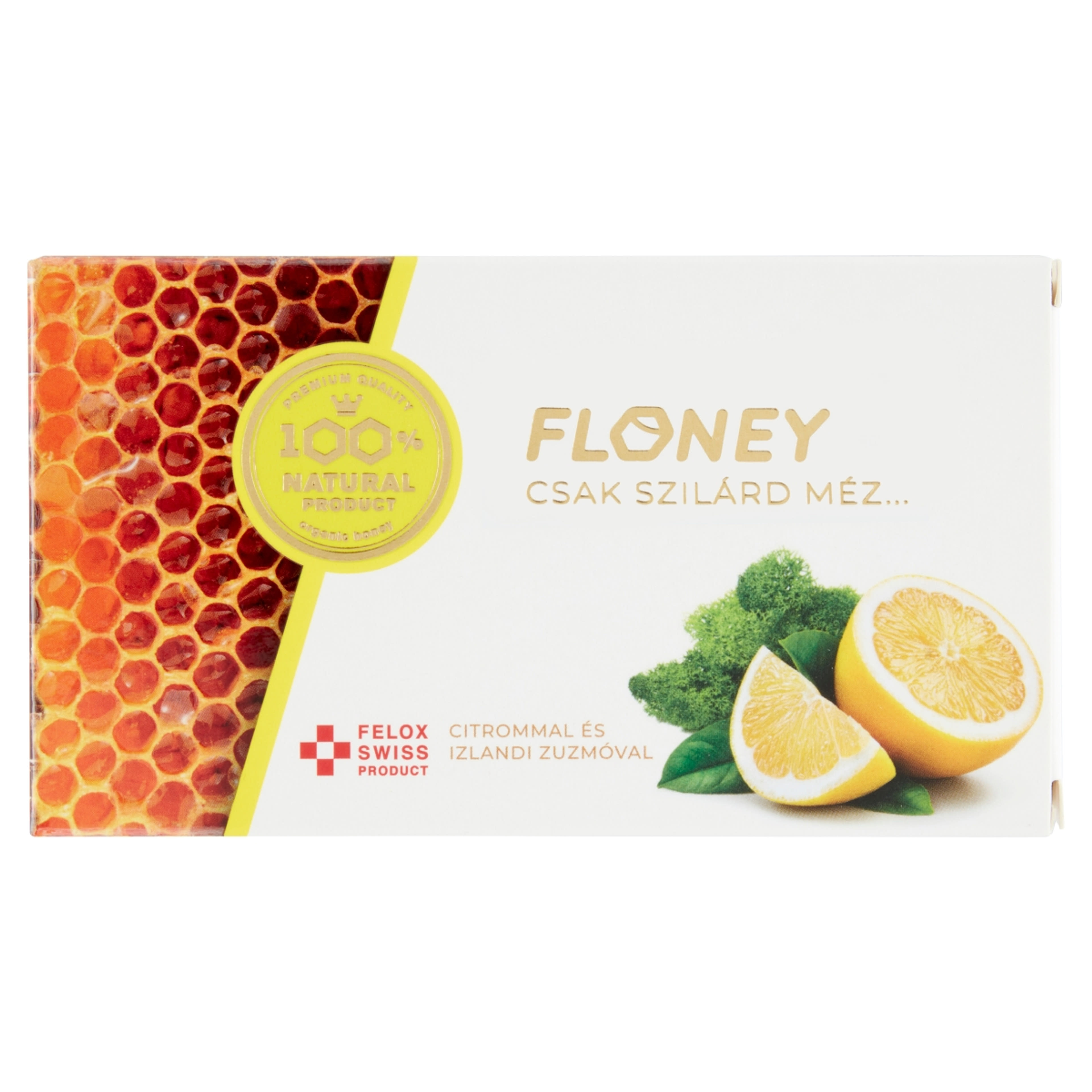 Floney citrom mézpasztilla 18 db - 38 g