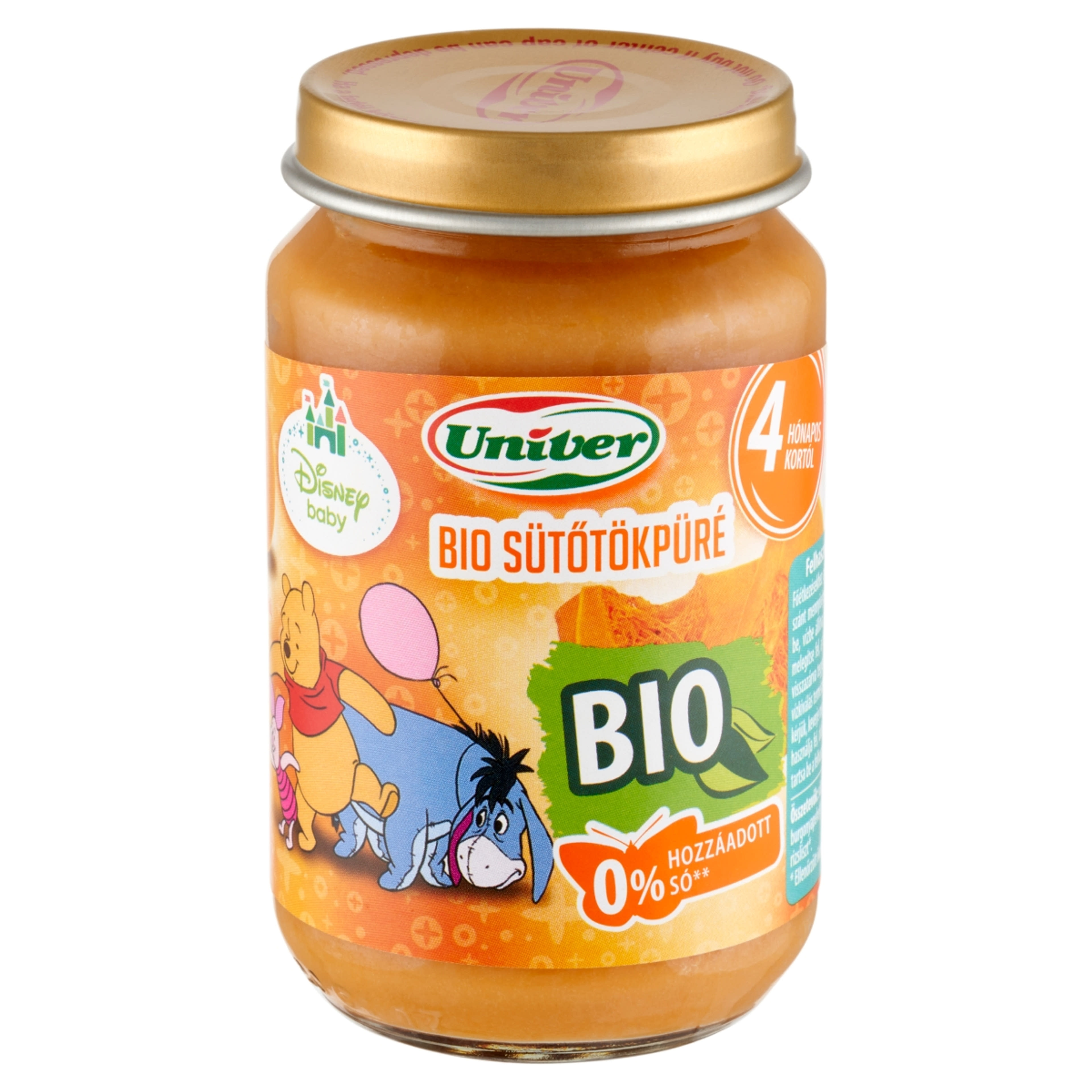 Univer Bébiétel Natur Sütőtök Ízesítéssel 4 Hónapos Kortól - 163 g-2