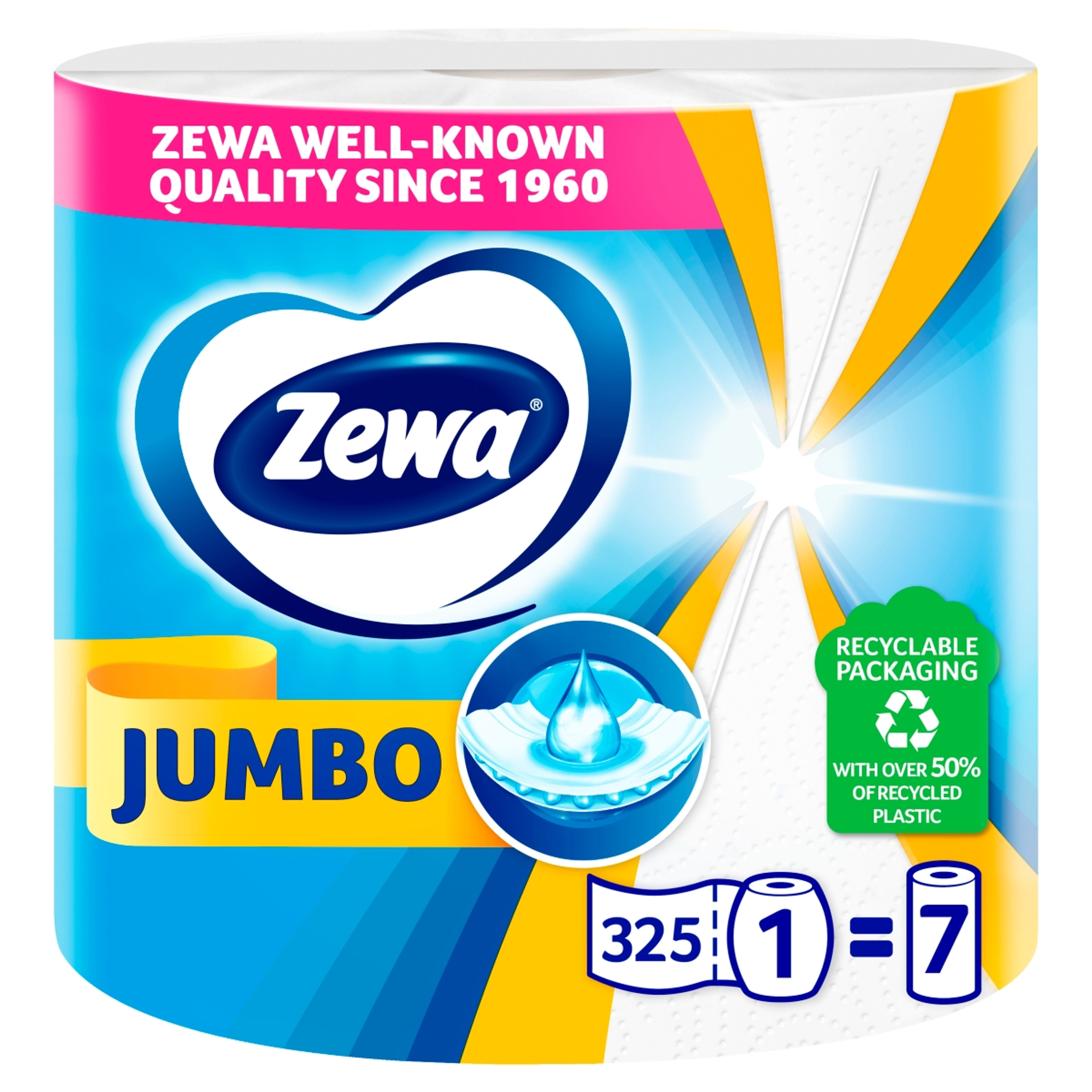 Zewa Jumbo háztartási papírtörlő 2 rétegű - 1 db-5
