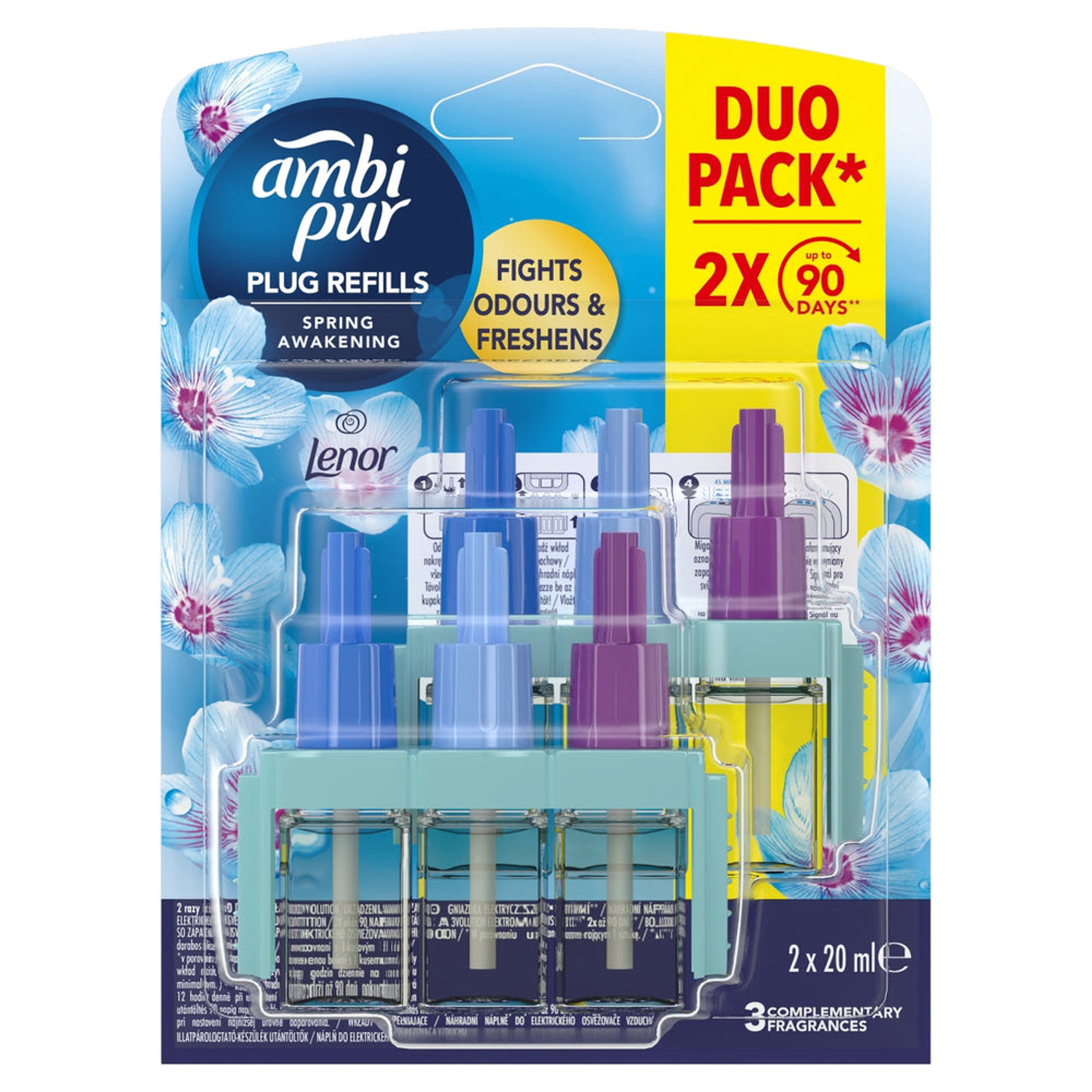Ambi Pur 3Volution Spring Awakening elektromos légfrissítő utántöltő (2x20) - 40 ml