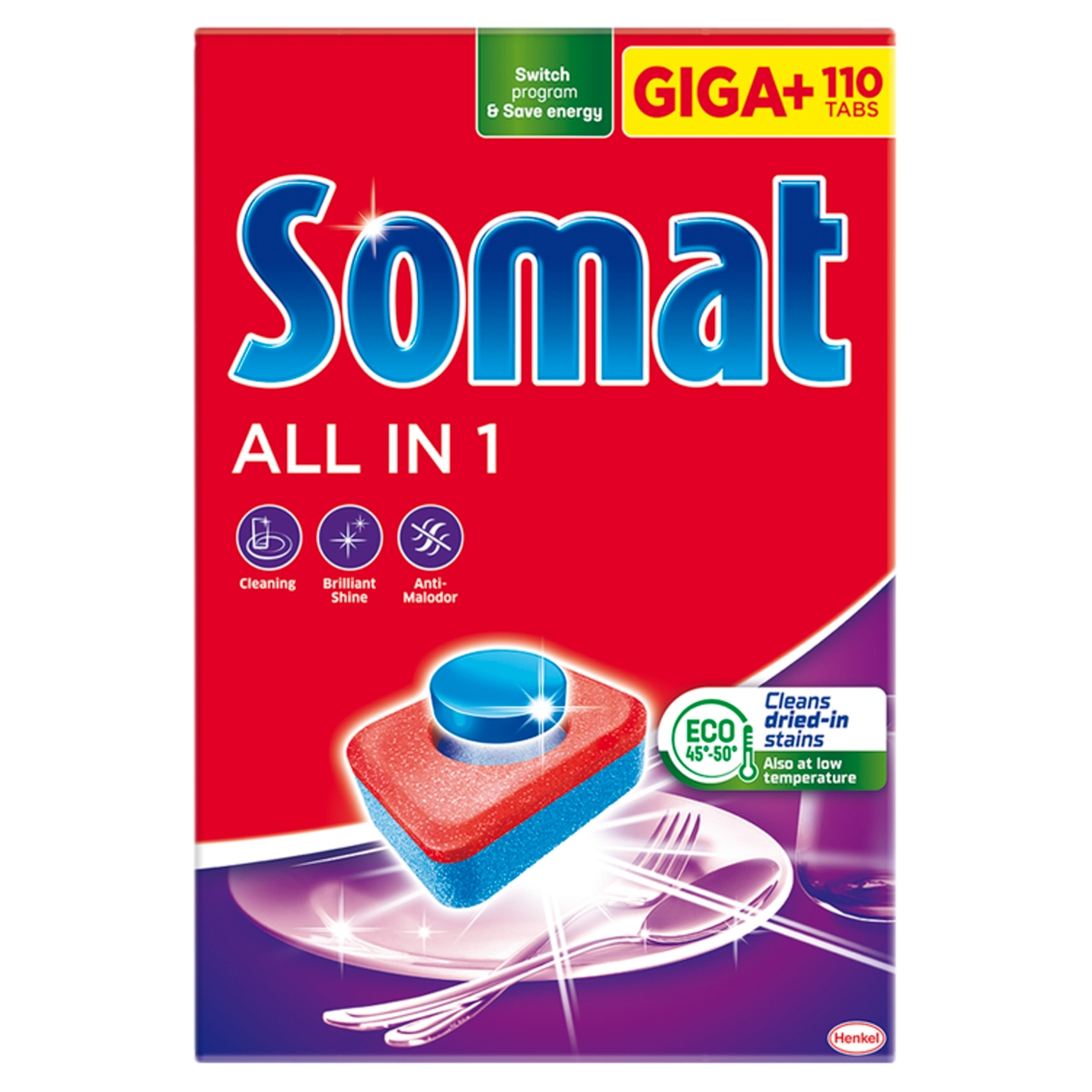 Somat All in 1 gépi mosogatótabletta - 110 db