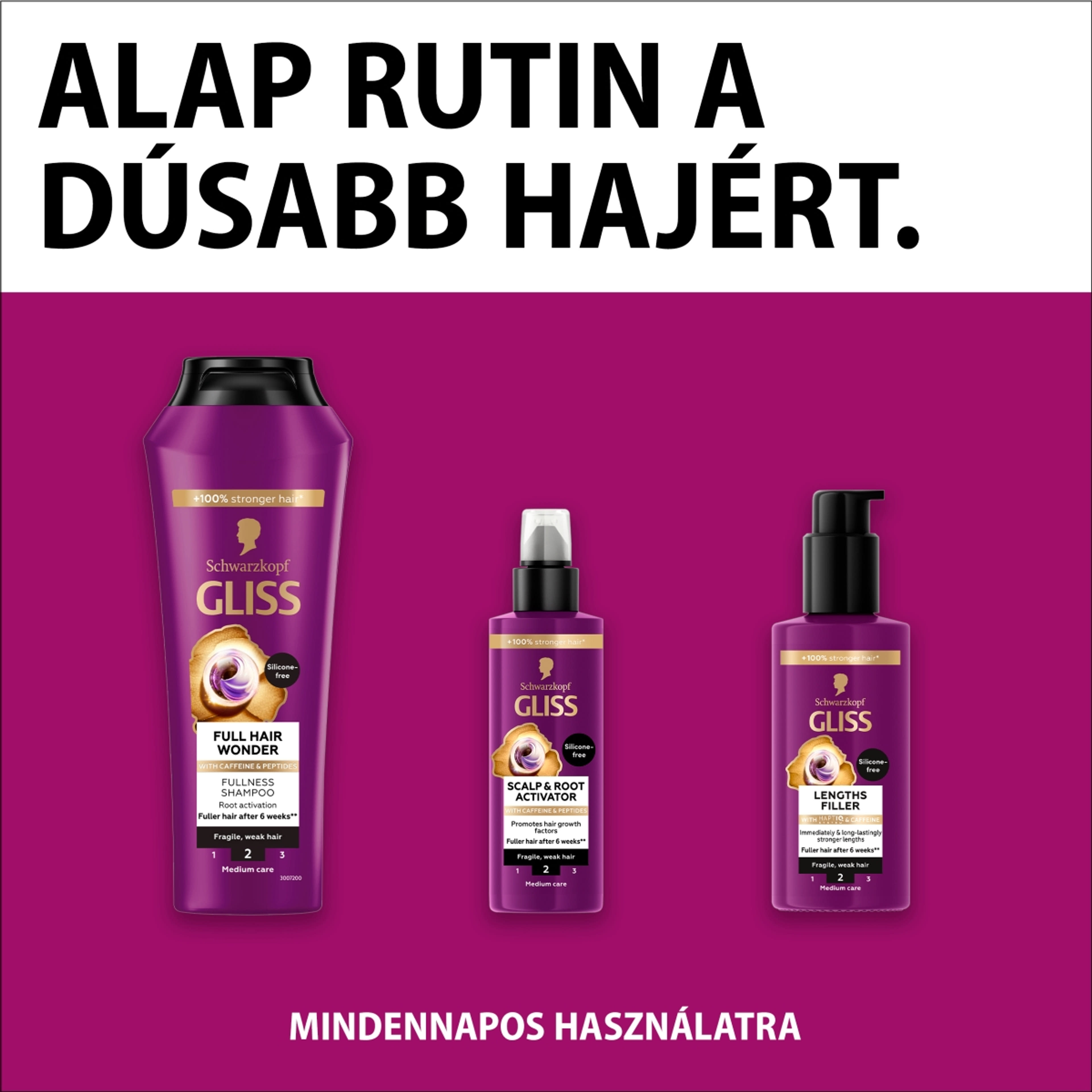 Gliss Full Hair Wonder fejbőr & hajhagyma aktiváló szérum  - 100 ml-8
